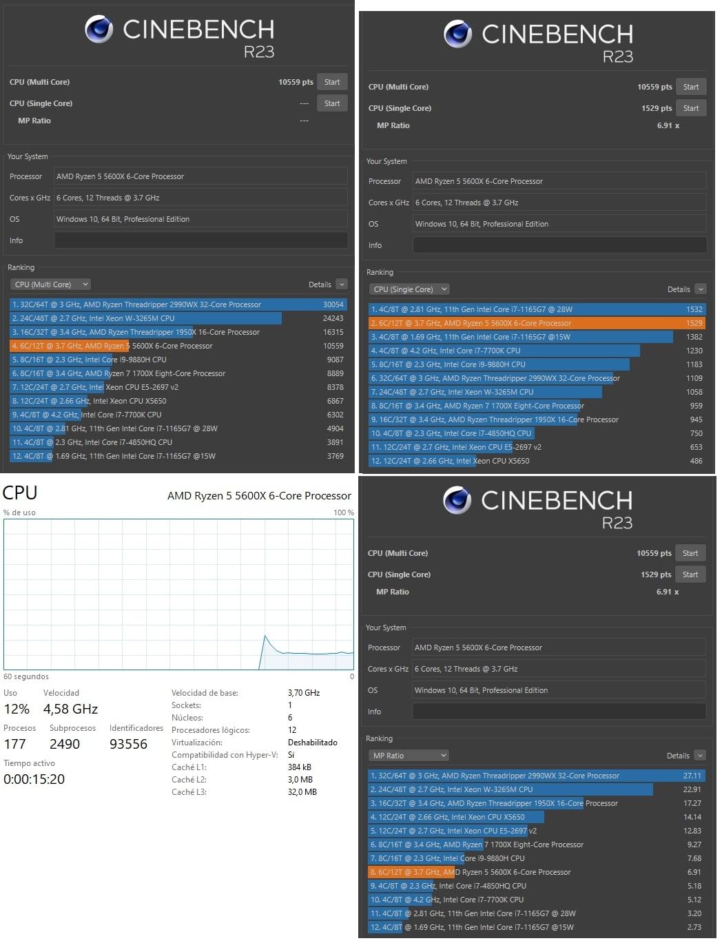 AMD Ryzen 5 5600X 6-Core, 12-Thread Unlocked Desktop Processor with Wraith Stealth Cooler customer photo 1