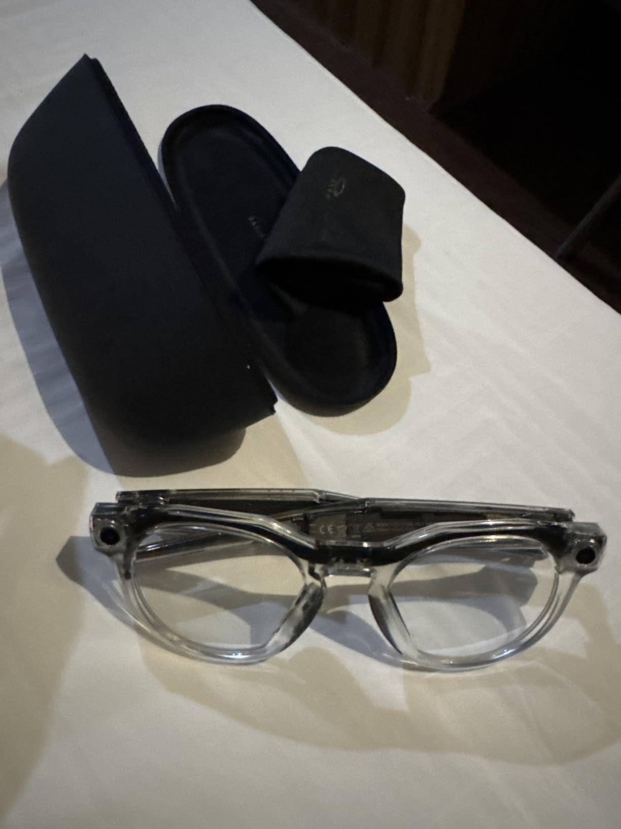 Oakley Meta HSTN, Black | Smart AI Glasses for Men, Women - Performance for Sports, Athletes - Camera, Audio, Video - 8 Hour Battery - 3K HD Resolution - Clear Lenses customer photo 2