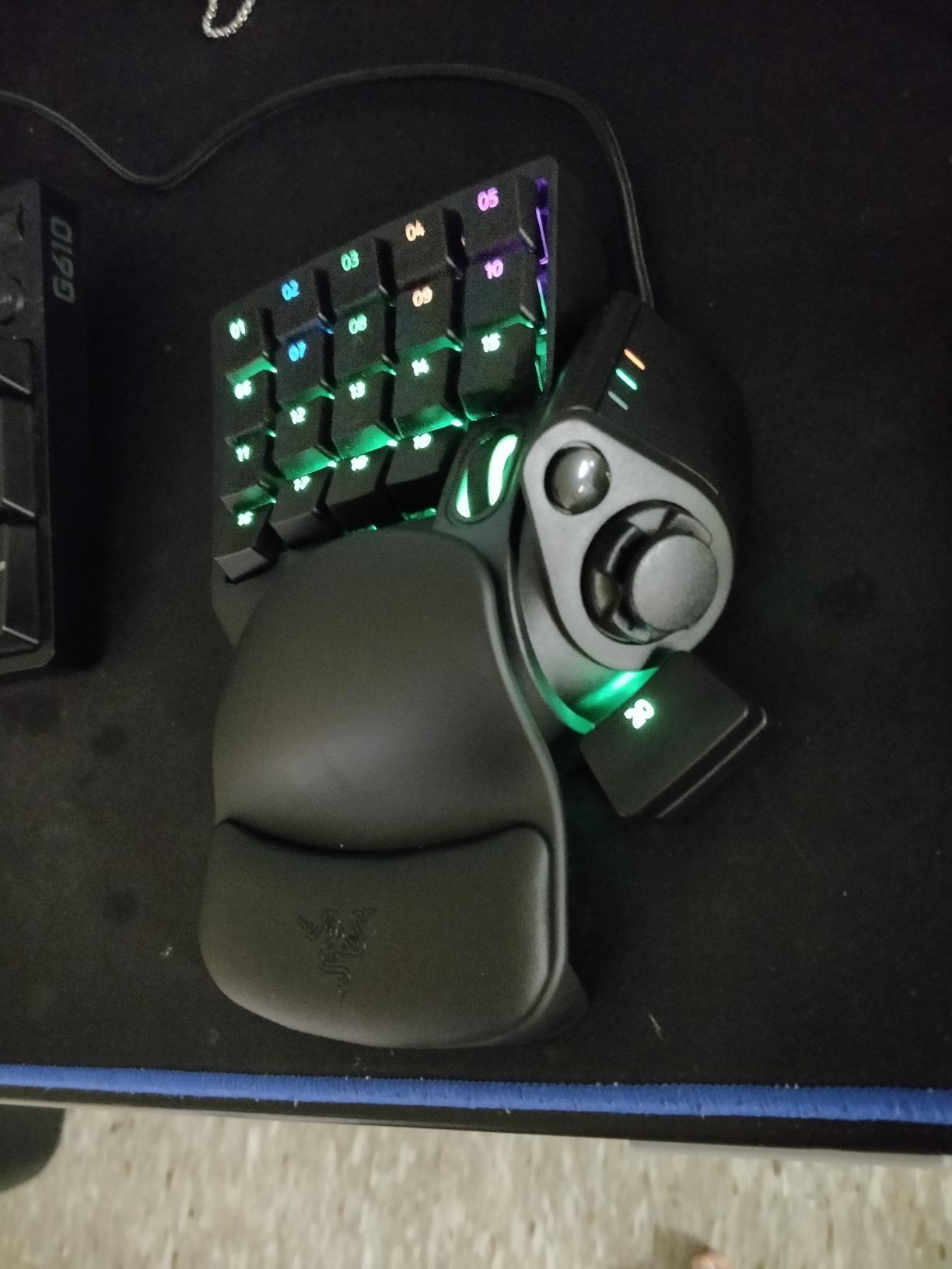 Razer Tartarus Pro Gaming Keypad: Analog-Optical Key Switches 32 Programmable Keys Customizable Chroma RGB Lighting- Programmable Macro Functionality- Variable Key-Press Pressure Sensitivity (Renewed) customer photo 2
