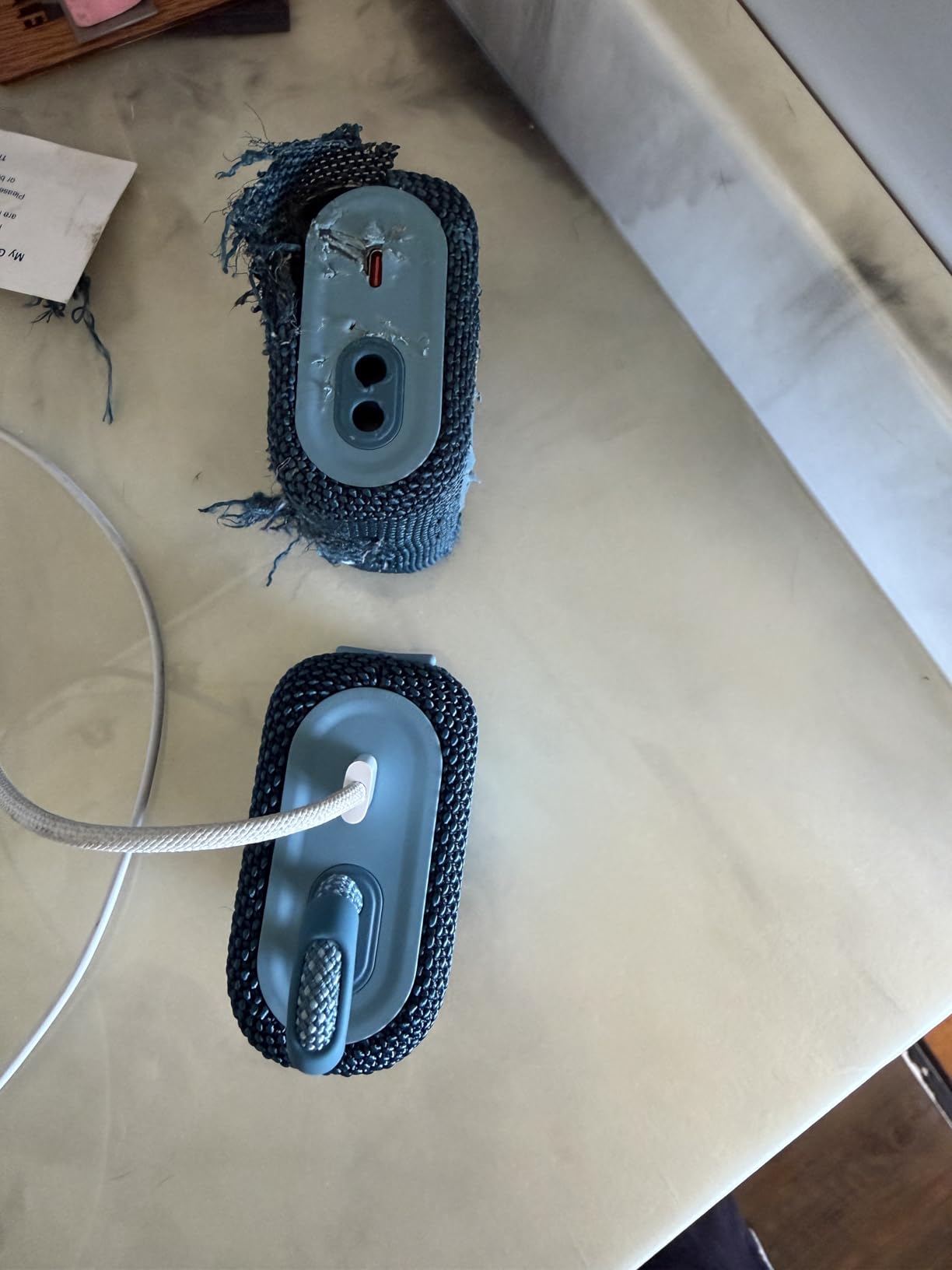 JBL Go 3 - Portable Mini Bluetooth Speaker, big audio and punchy bass, IP67 waterproof and dustproof, 5 hours of playtime (Black) customer photo 2