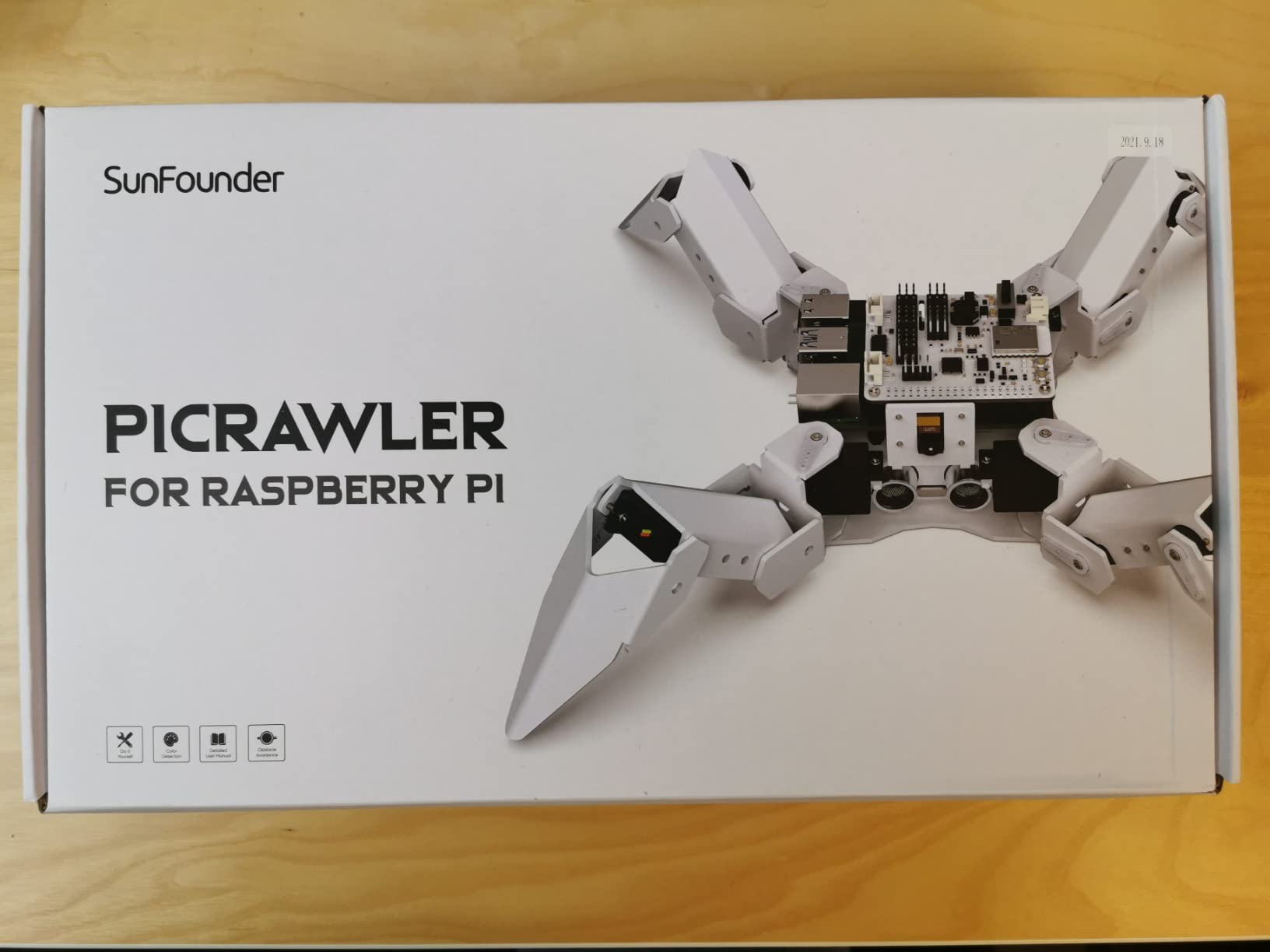 SunFounder PiCrawler AI Robot Kit for Raspberry Pi 5/4/3B+/3B/Zero 2W, ChatGPT-4o Enabled with Voice Command & Video Recognition, App Control, FPV, Camera, Python&Scratch (RPi NOT Included) customer photo 1