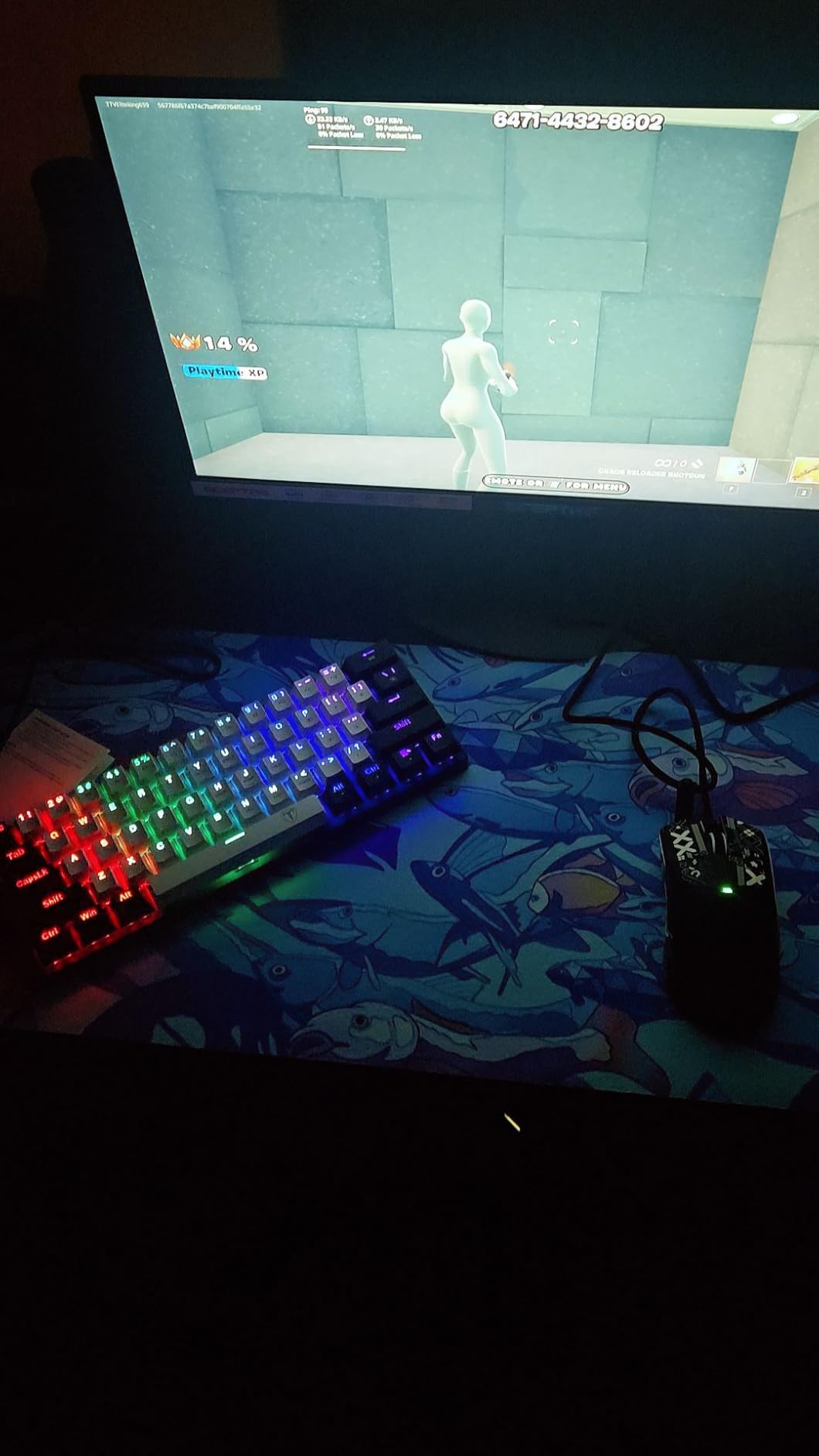 Portable 60% Mechanical Gaming Keyboard, Wired Keyboard with Blue Switches, LED Customization Backlit, 61 Keys Ultra-Compact Mini Office Keyboard for PC/Mac/Xbox, Easy to Carry On Trip-Black customer photo 1