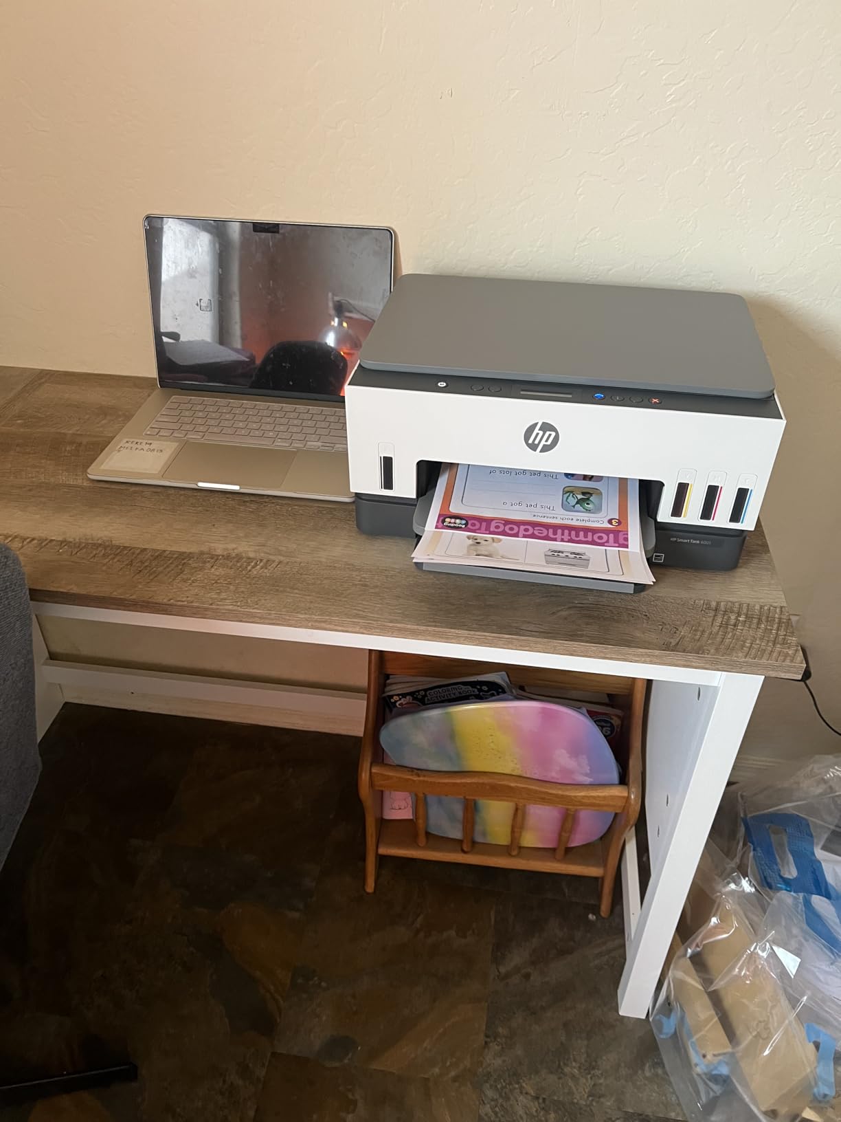 HP Smart Tank 6001 Wireless All-in-One Ink Tank Printer, Scanner, Copier with 2 Years of Ink Included, AI-Enabled customer photo 2
