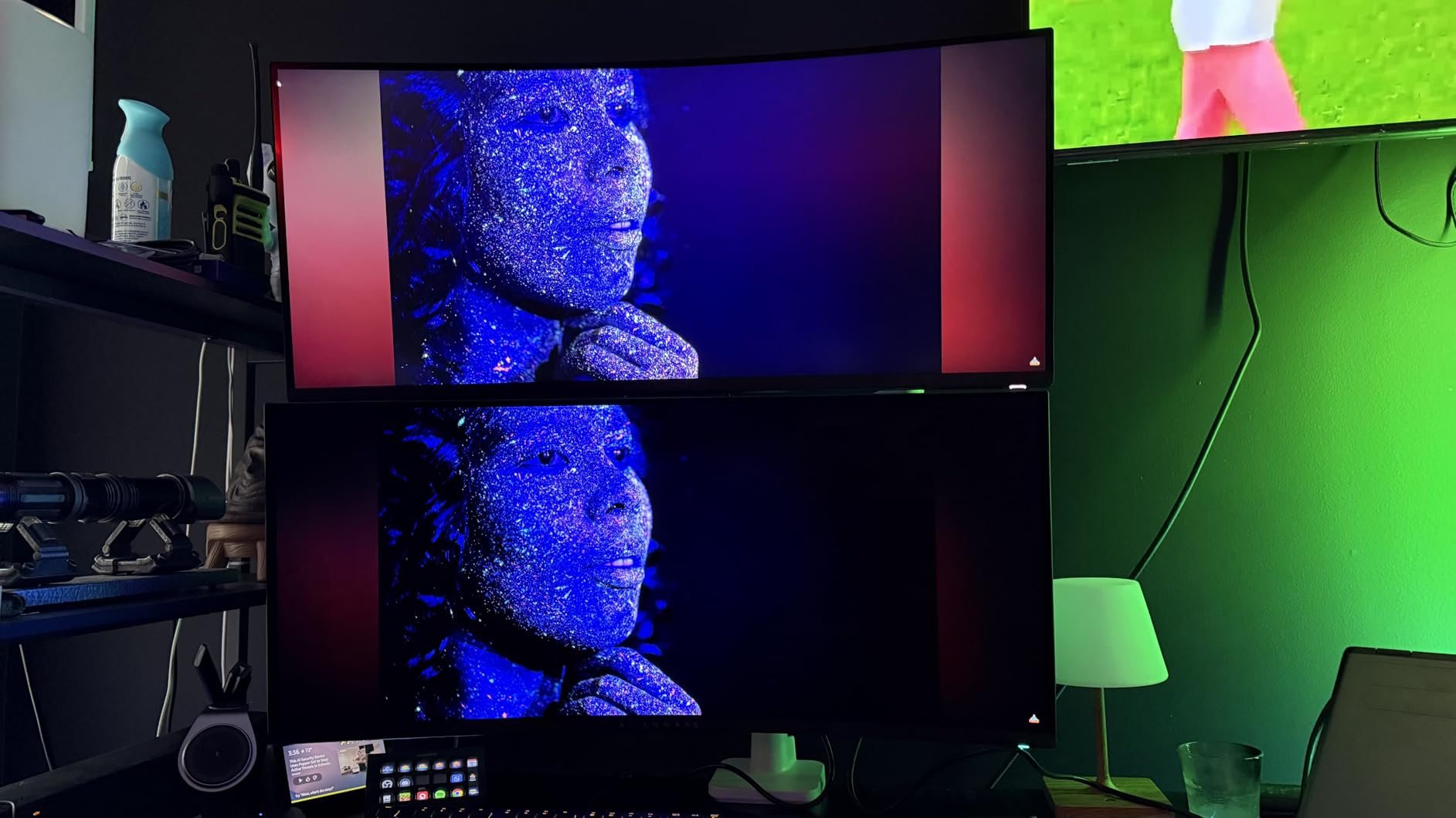 Alienware AW3423DWF Curved QD-OLED Gaming Monitor - 34-inch Quantum Dot, 0.1Ms 165Hz 21:9, 99.3% DCI-P3 Color Gamut, VESA DisplayHDR 400, AMD FreeSync Premium Pro - Black customer photo 1