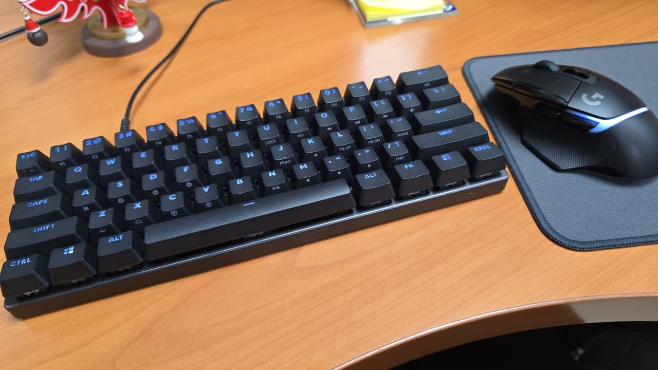 Logitech G PRO X 60 Lightspeed Wireless Gaming Keyboard, Ultra Compact TKL 60% Mechanical Keyboard, LIGHTSYNC RGB, GX Optical Tactile Switches customer photo 1