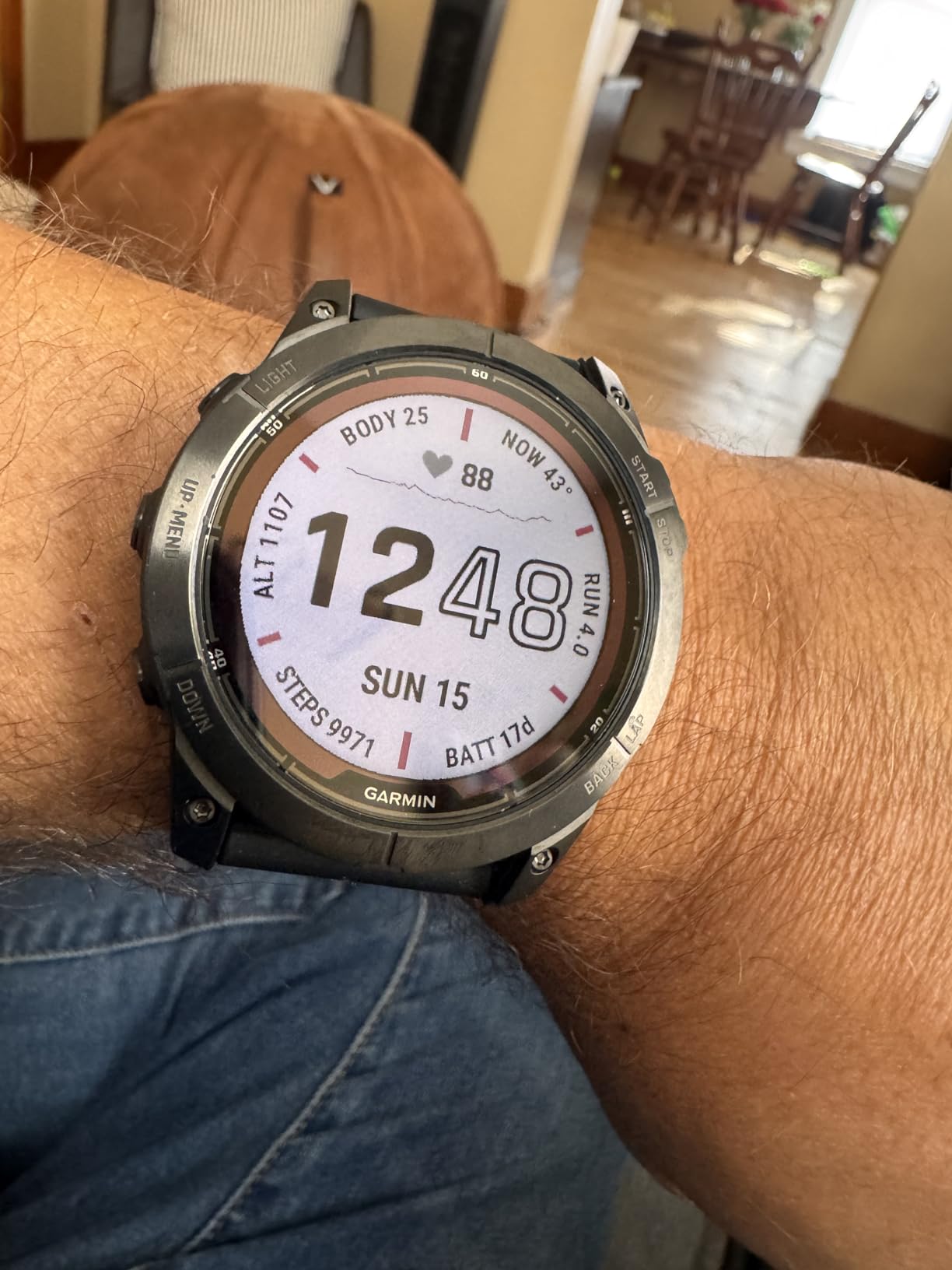 Garmin fēnix 7X Pro Sapphire Solar, Multisport GPS Smartwatch, Built-in Flashlight, Solar Charging Capability, Black customer photo 2