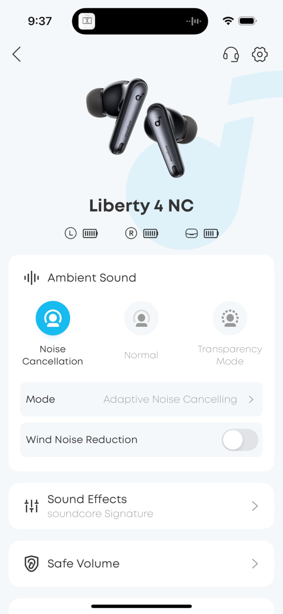 Soundcore by Anker Liberty 4 NC Wireless Earbuds, 98.5% Noise Reduction, Adaptive Noise Cancelling to Ears and Environment, Hi-Res Sound, 50H Battery, Wireless Charging, Bluetooth 5.3 customer photo 2