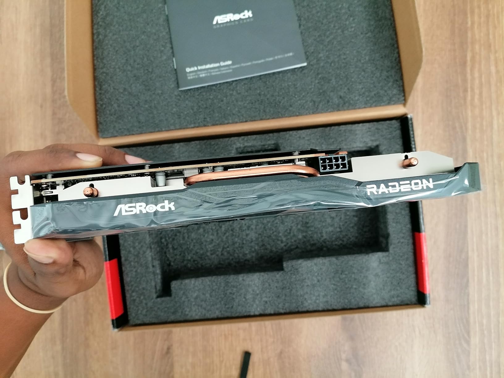 ASRock Radeon RX 7600 Challenger 8GB OC Graphics Card, AMD RDNA 3 Architecture, 8GB GDDR6, PCIe 4.0, Dual Fans, 0dB Silent Cooling, HDMI 2.1, DisplayPort 1.4 customer photo 1