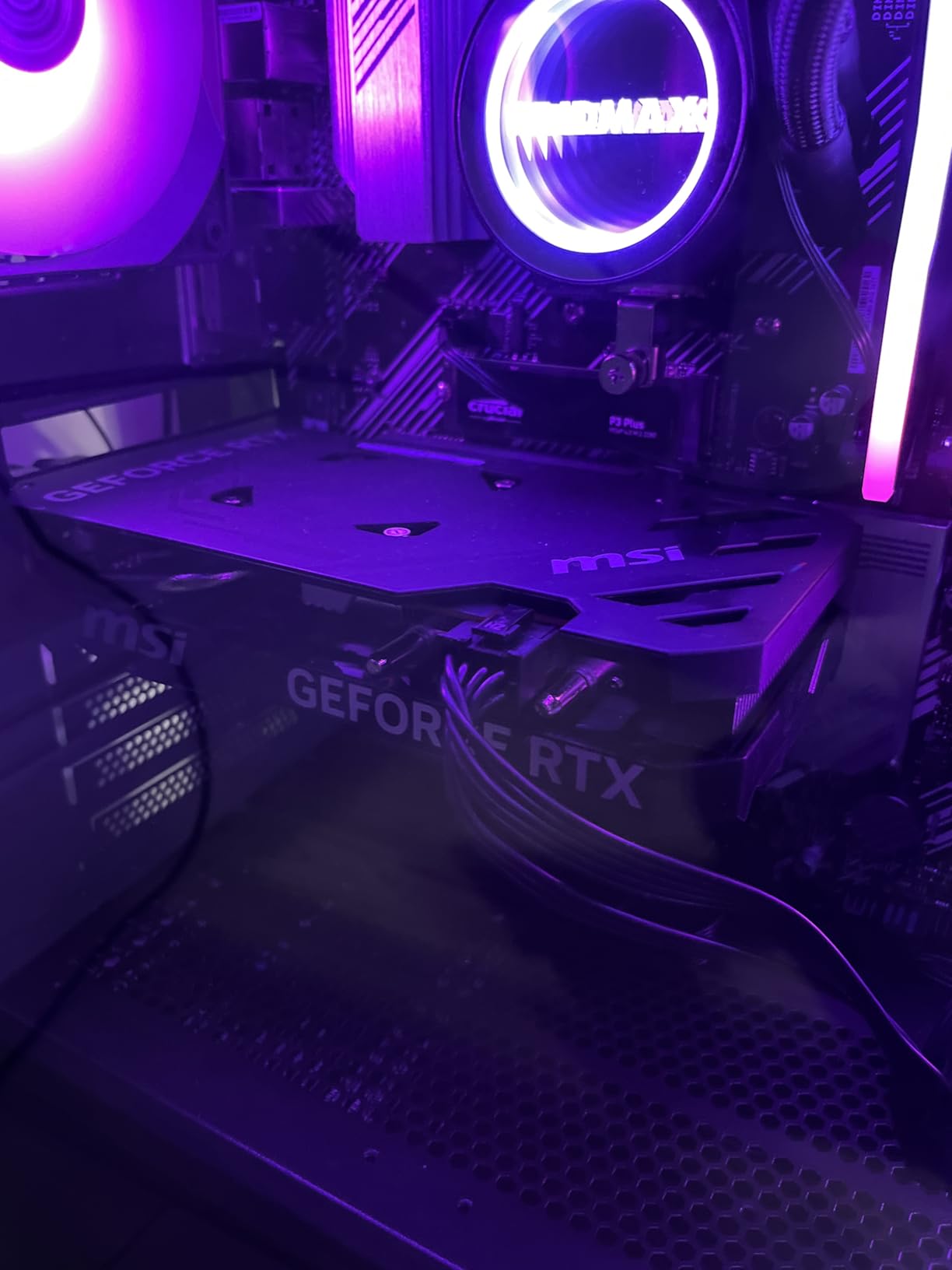 GeForce RTX 4060 Ventus 2X Black 8G OC Gaming Graphics Card - 8GB GDDR6X, PCI Express Gen 4, 128-bit, 3X DP v 1.4a, HDMI 2.1a (Supports 4K & 8K HDR) customer photo 2