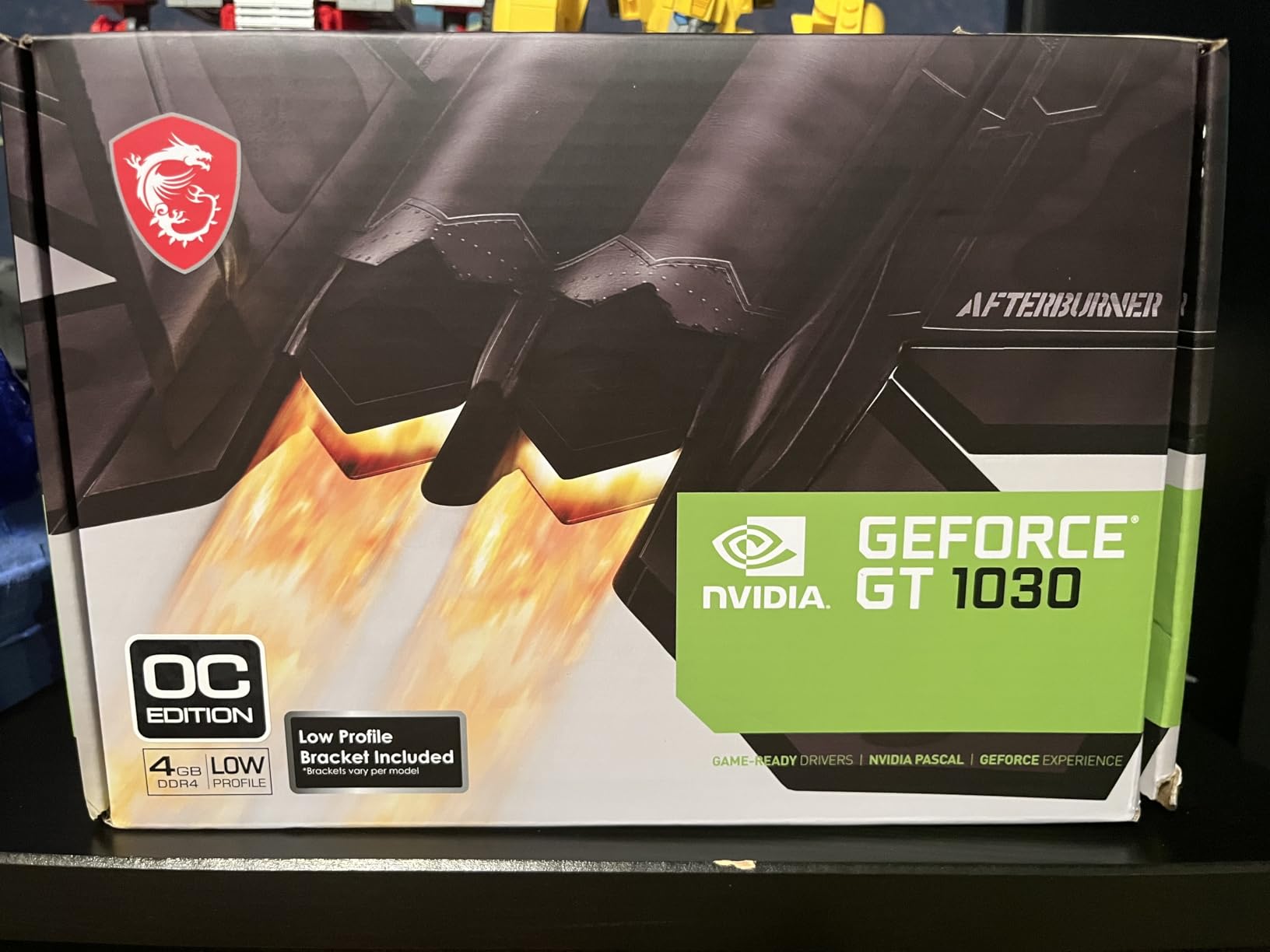 msi Gaming GeForce GT 1030 4GB DDR4 64-bit HDCP Support DirectX 12 DP/HDMI Single Fan OC Graphics Card (GT 1030 4GD4 LP OC) customer photo 2