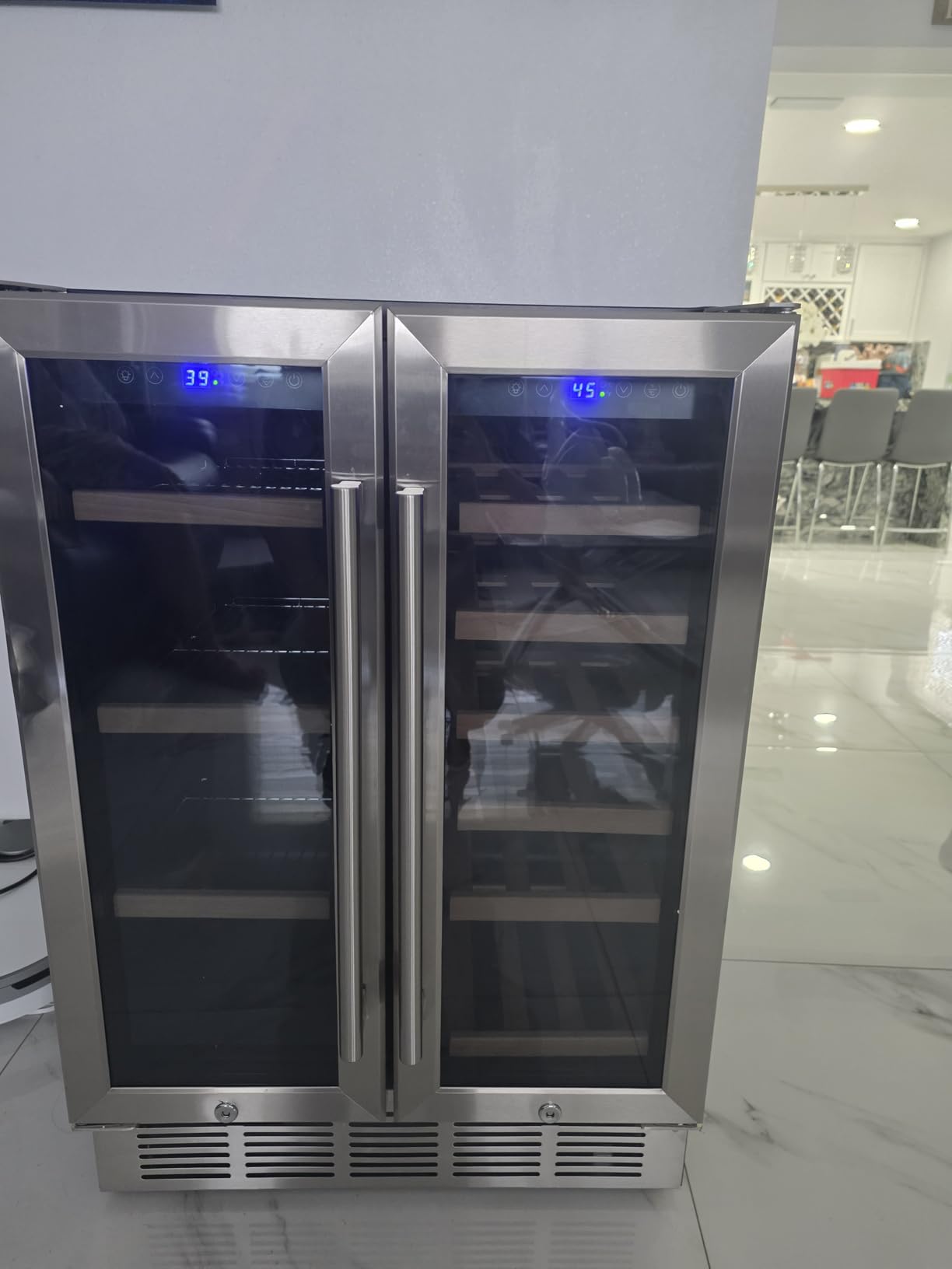 FoMup Under Counter Beverage Refrigerator 24 Inch, Outdoor Drawer Fridge Stainless Steel with Temperature Control for Home, Outdoor Patio and Commercial Use customer photo 1