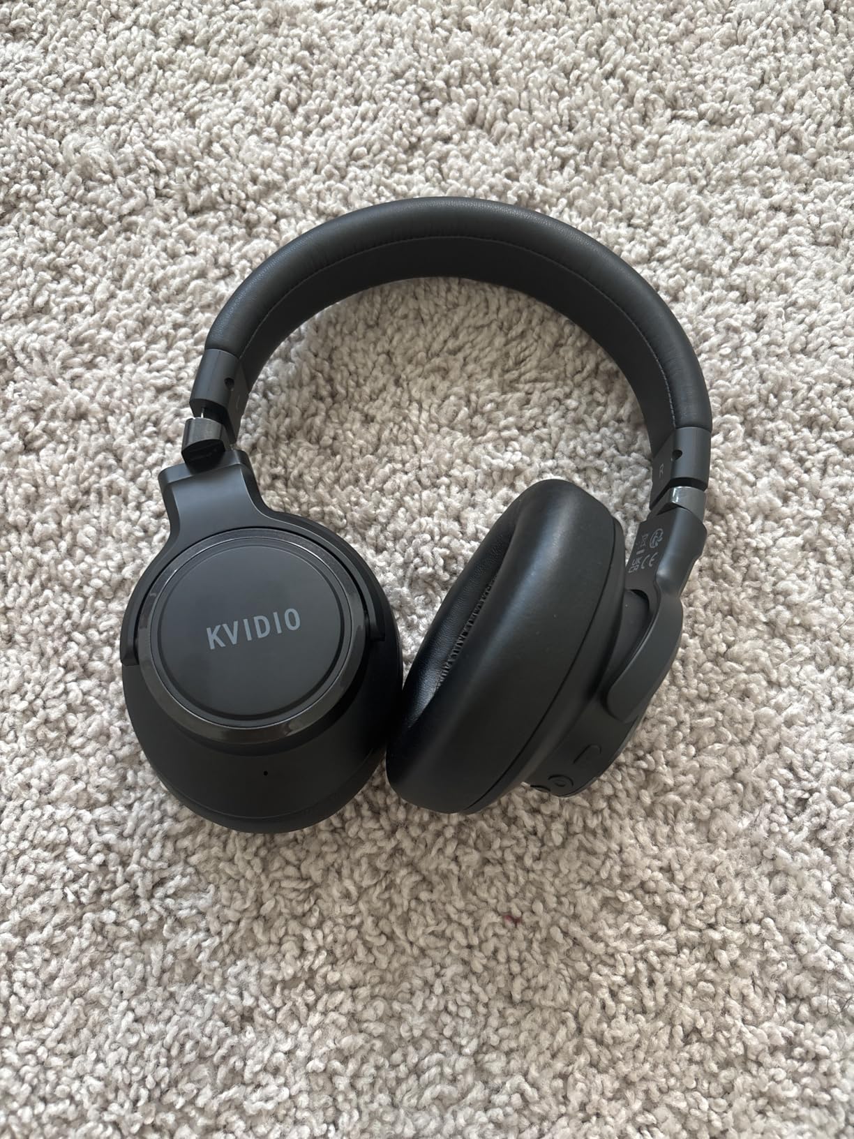 KVIDIO Active Noise Cancelling Headphones, 70 Hours Playtime Bluetooth Headphones Wireless with Microphone, Transparency Mode, Deep Bass and Hi-Fi Stereo Sound Over Ear for Travel Office customer photo 1