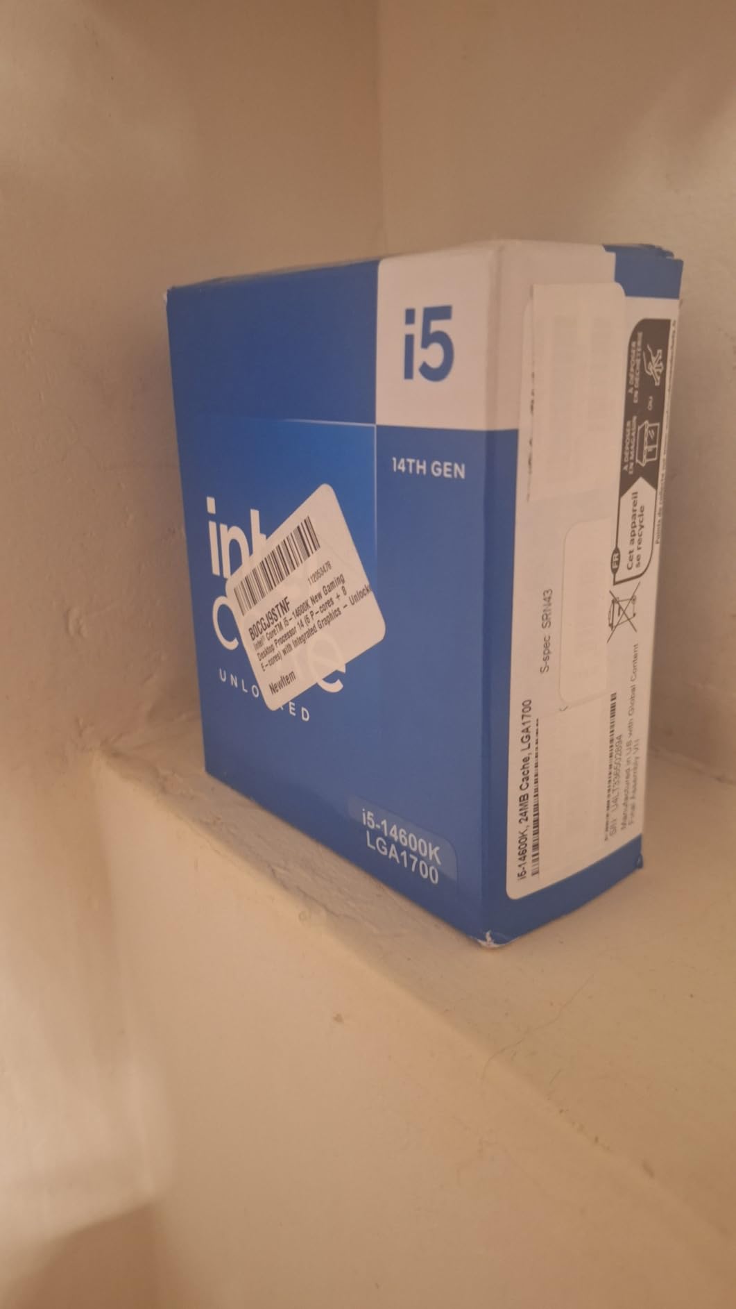 Intel Core i5-14600K Desktop Processor customer photo 2