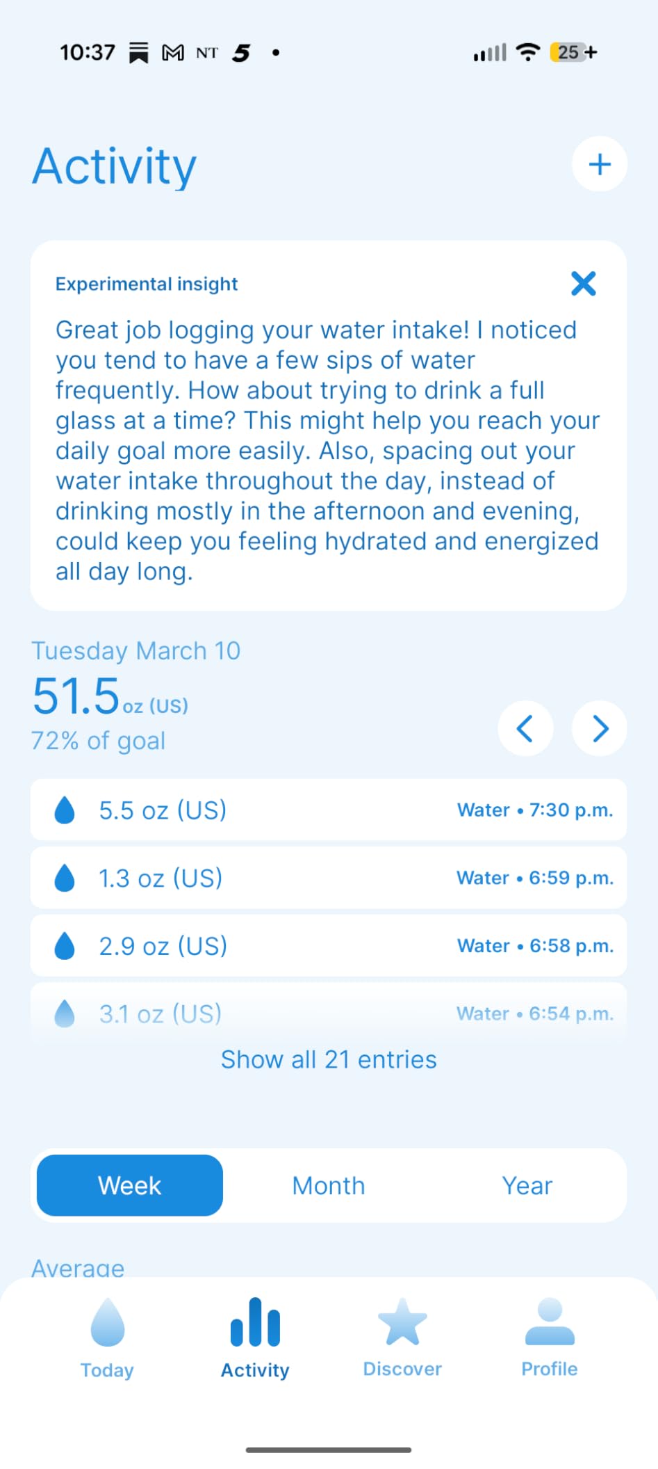 WaterH BOOST Smart Water Bottle with Reminder & Tracker, Double Wall Vacuum Insulated Bottles Stainless Steel, 32oz BPA-Free Wide Mouth for School, Gym, Office customer photo 2