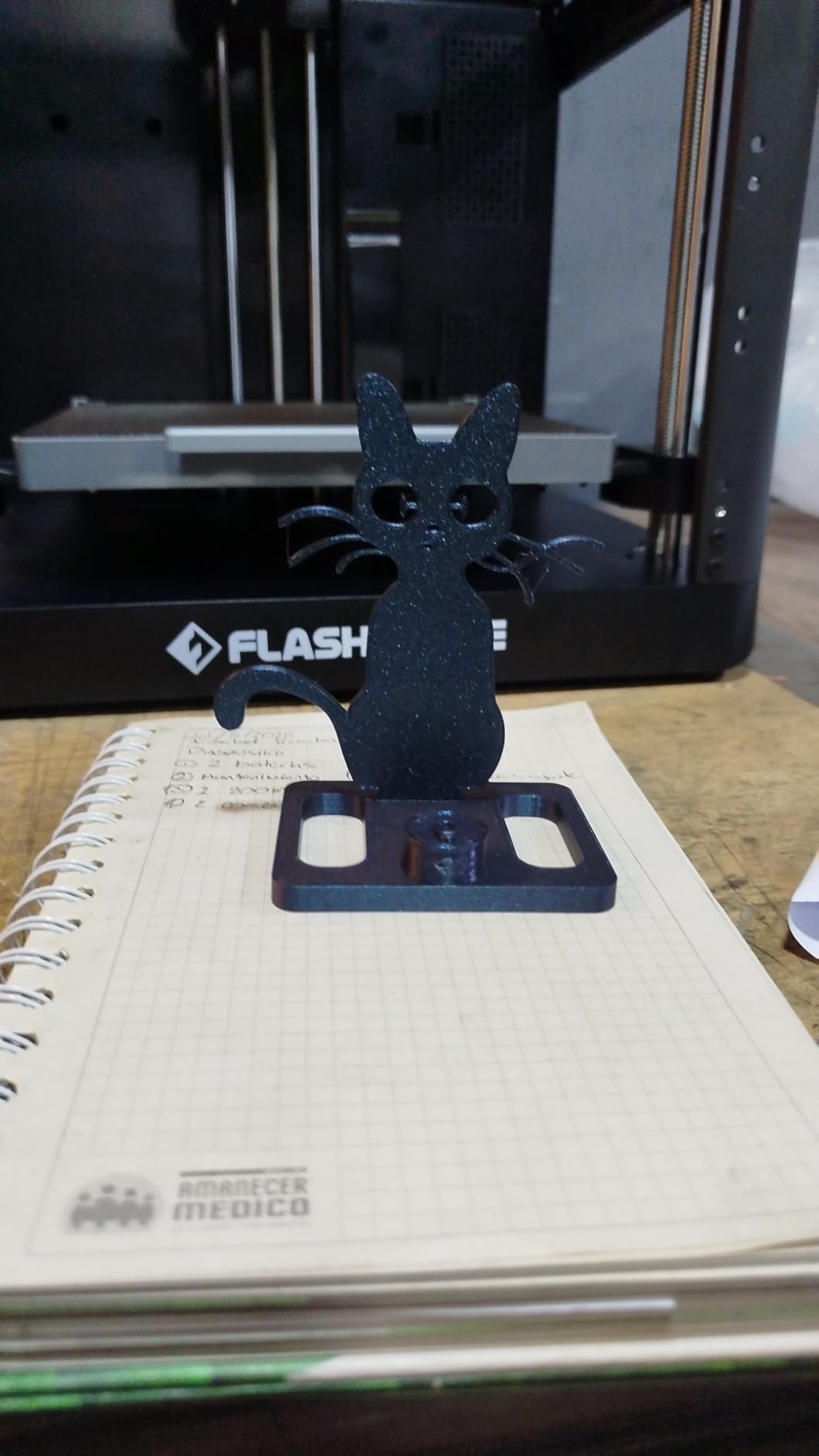 FLASHFORGE Adventurer 5M 3D Printer, 600mm/s High-Speed, 1 Click Fully Auto Leveling, Upgraded Direct Extruder Quick Detachable 280C Nozzle, Dual-Sided PEI Coating Plate, Print Size 220x220x220mm customer photo 1