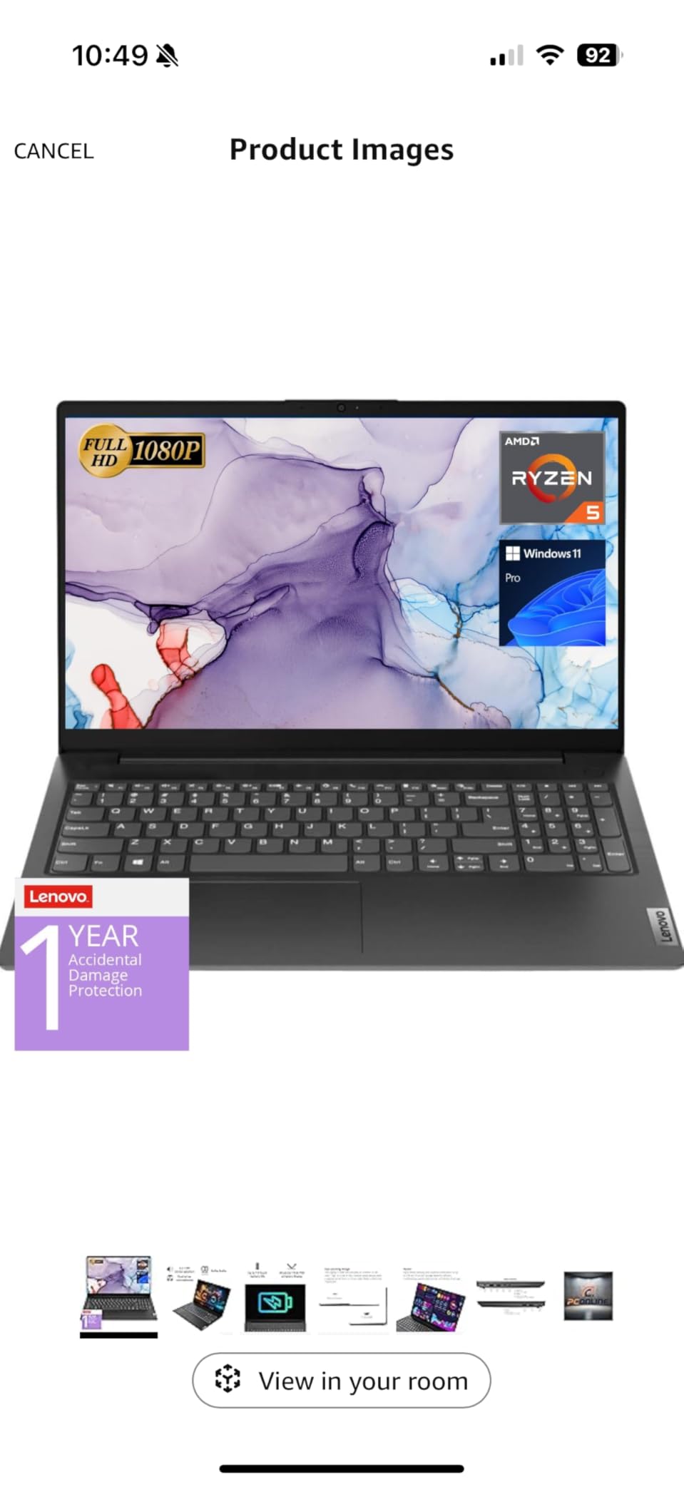 V15 Laptop, 15.6