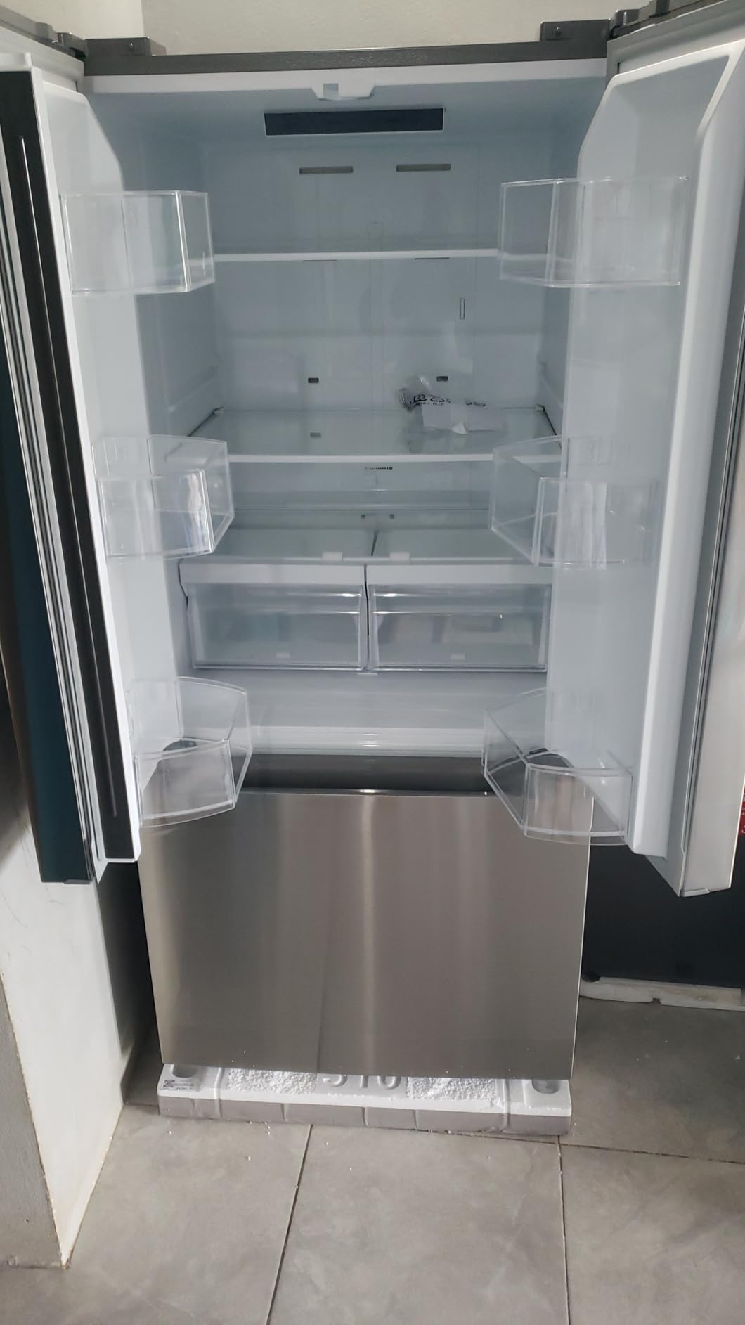 KoolMore 30-Inch and 18.5 cu. ft. Counter Depth French Door Refrigerator with Three Doors and Deep Freezer in Stainless-Steel customer photo 1