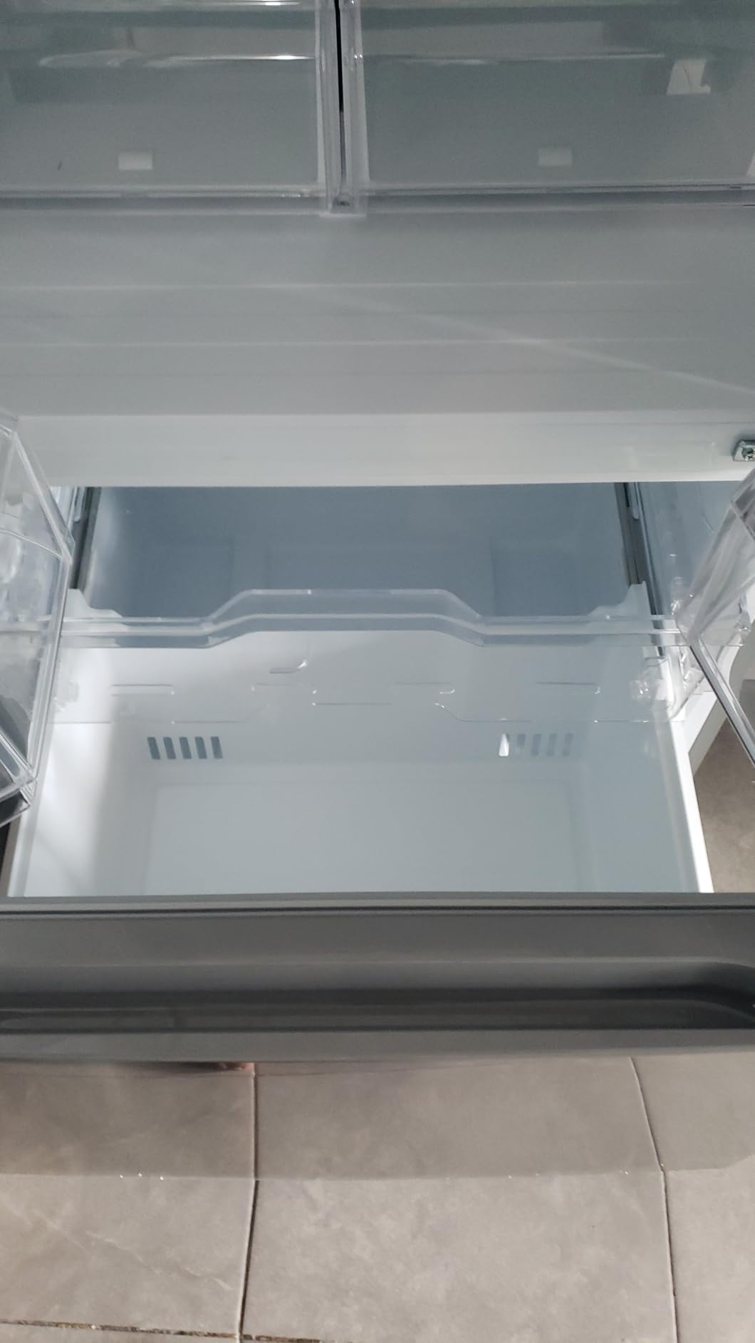 KoolMore 30-Inch and 18.5 cu. ft. Counter Depth French Door Refrigerator with Three Doors and Deep Freezer in Stainless-Steel customer photo 2