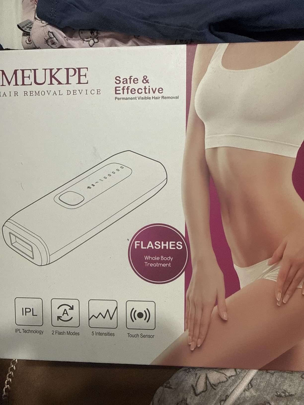 IPL Hair Removal Device, model: AI06, for Facial Legs Arms Bikini Line customer photo 1