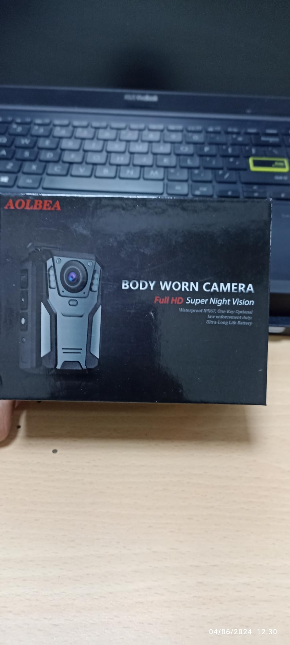 P100 2K Police Body Camera 128GB Body Cam 12 Hours Continuous Recording USB-C Infrared Night Vision Waterproof Shockproof Lightweight Data-encrypt for Law Enforcement Record customer photo 1