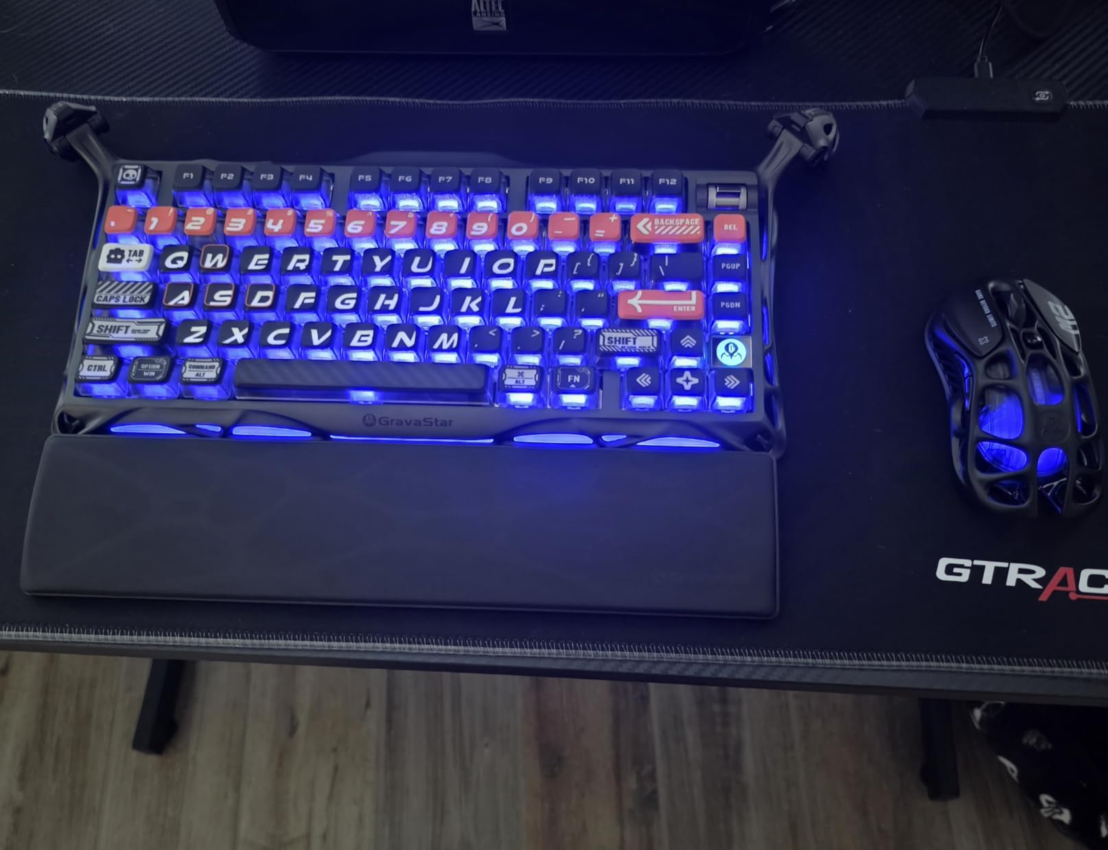 GravaStar Mercury M2 Wireless Gaming Mouse with 26,000 DPI, PAW3395DM Sensor - 79g Lightweight Hollowed-Out Design - 5 Programmable Buttons - 5 Dynamic Lightsync RGB customer photo 2