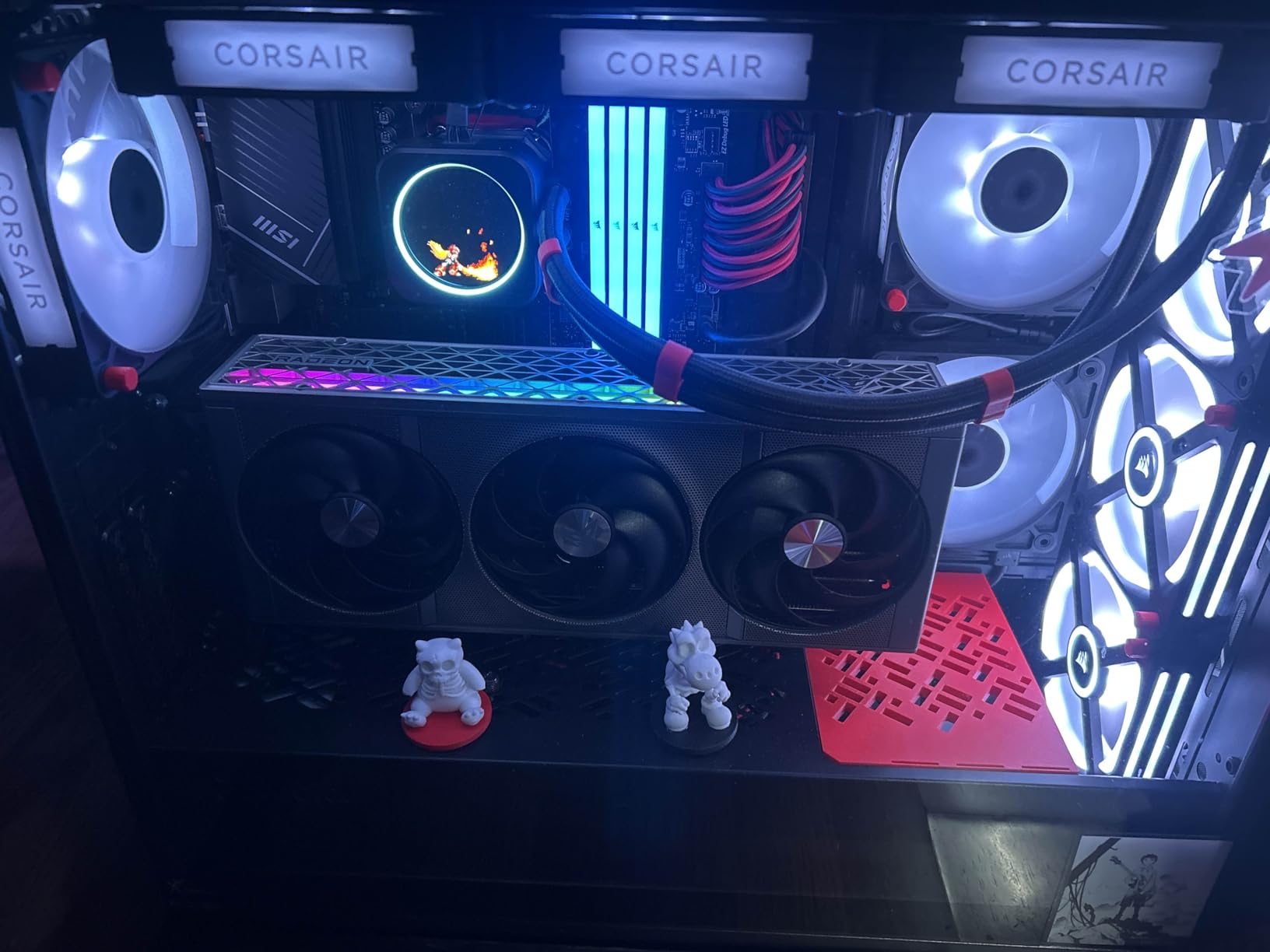 CORSAIR iCUE Link RX120 RGB 120mm PWM Fans with iCUE Link System Hub - Magnetic Dome Bearing - Triple Pack - Black customer photo 2