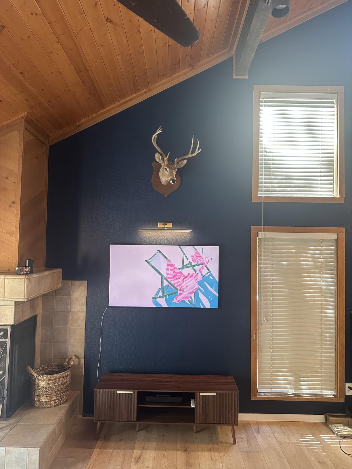 75-Inch Class QLED 4K LS03D The Frame Series Quantum HDR Smart TV w/Dolby Atmos, Art Mode, Anti-Reflection, Customizable Frame, Slim Fit Wall Mount with Alexa Built-in (QN75LS03D, 2024 Model) customer photo 2