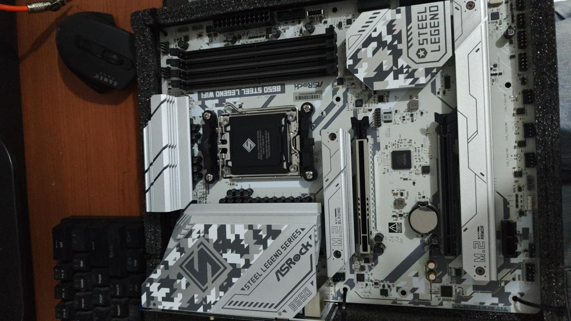 B650 Steel Legend WiFi 6E AMD Socket AM5 Ryzen 9000 8000 and 7000 Series SATA3 M.2 DDR5 7200+(OC) 256GB SATA3 6.0 Gb/s ATX Motherboard BIOS Flashback customer photo 1