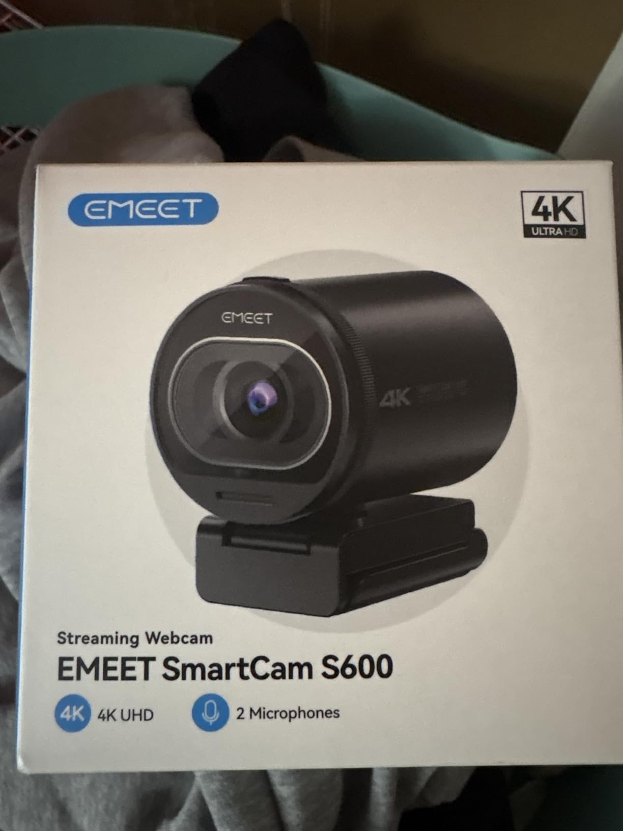 EMEET S600 4K Webcam for Streaming - Sony 1/2.55