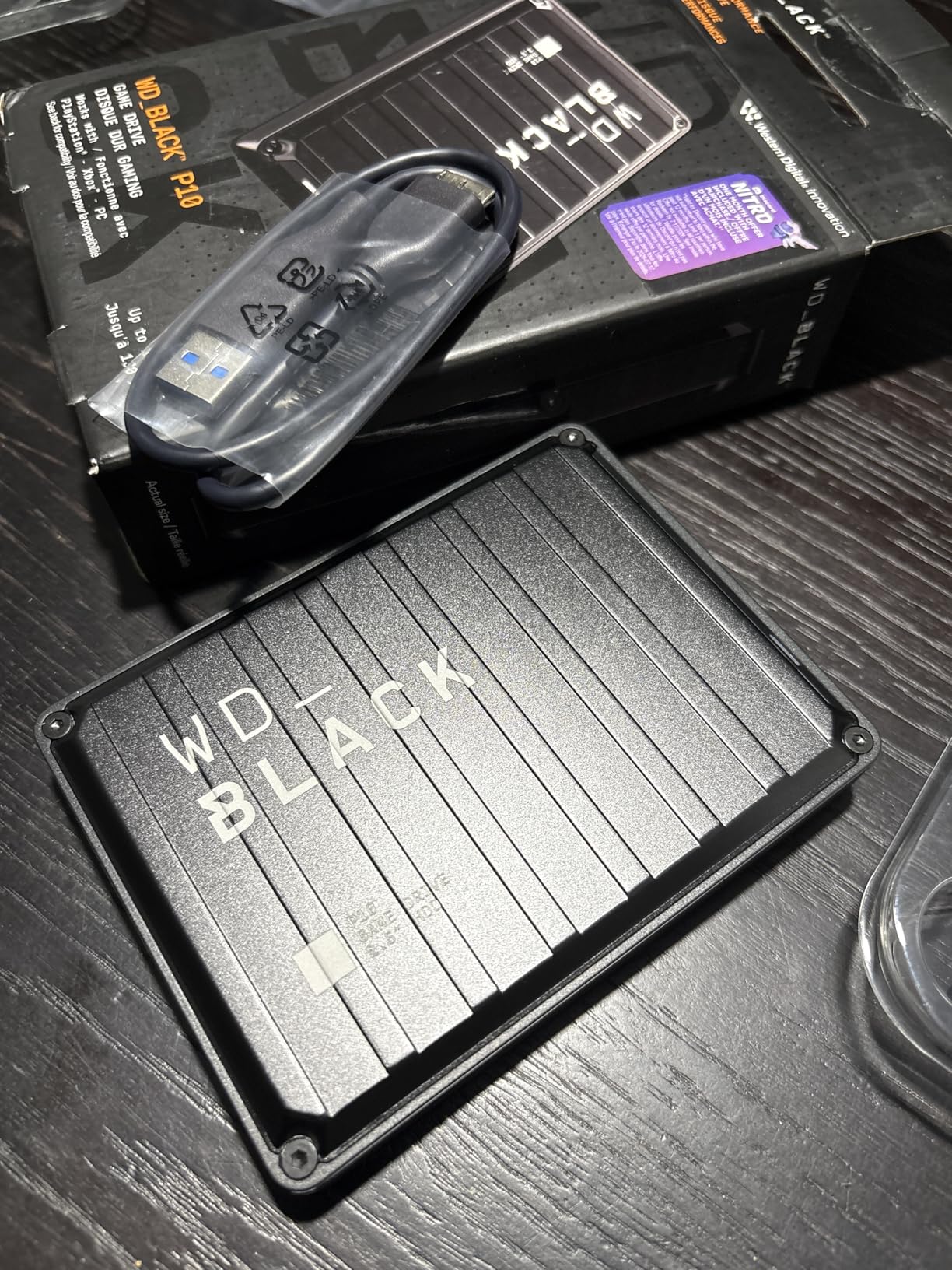 WD_Black 6TB P10 Game Drive, Portable External Hard Drive, Works with PlayStation, Xbox, & PC customer photo 2