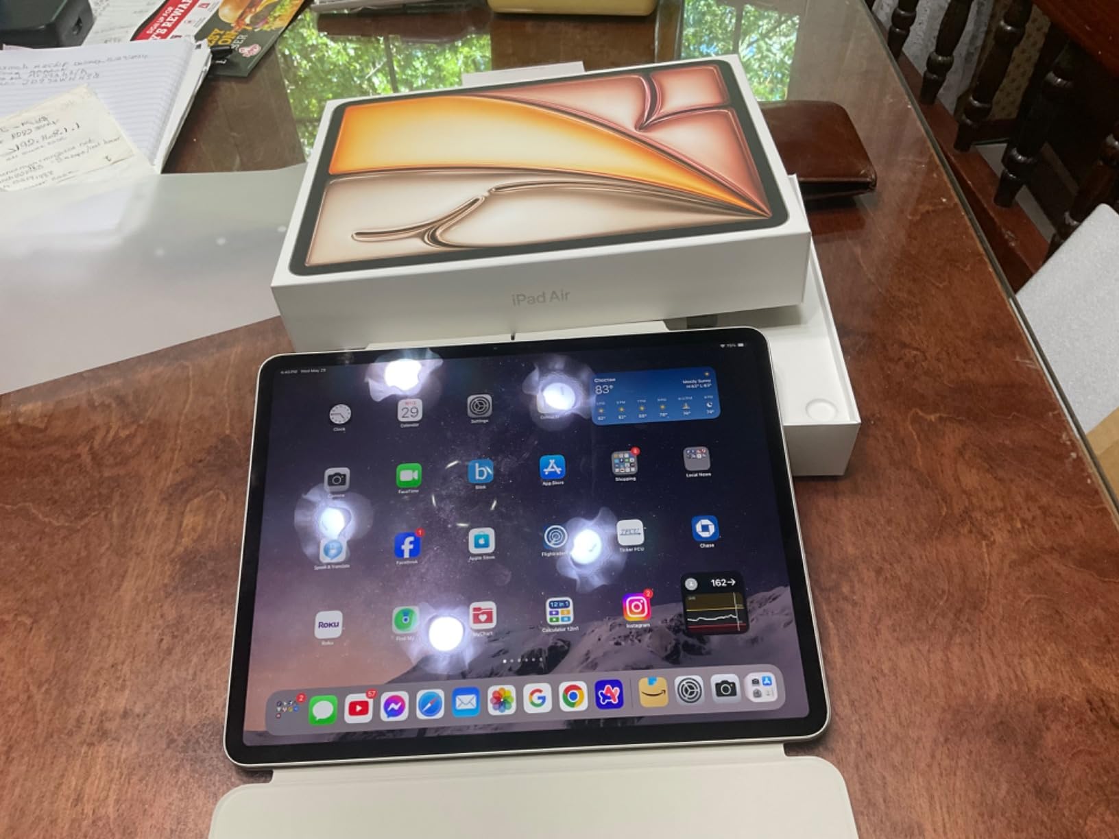 iPad Air 13-inch (M2): Built for Apple Intelligence, Liquid Retina Display, 128GB, 12MP Front/Back Camera, Wi-Fi 6E, Touch ID, All-Day Battery Life - Space Gray customer photo 2