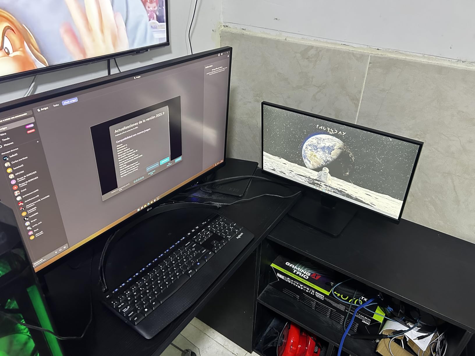 LG 32UR500K-B Ultrafine 32-inch 4K UHD (3840x2160) Computer Monitor HDR10 Built-in Speakers, Borderless Design, HDMIx2 DisplayPort customer photo 1