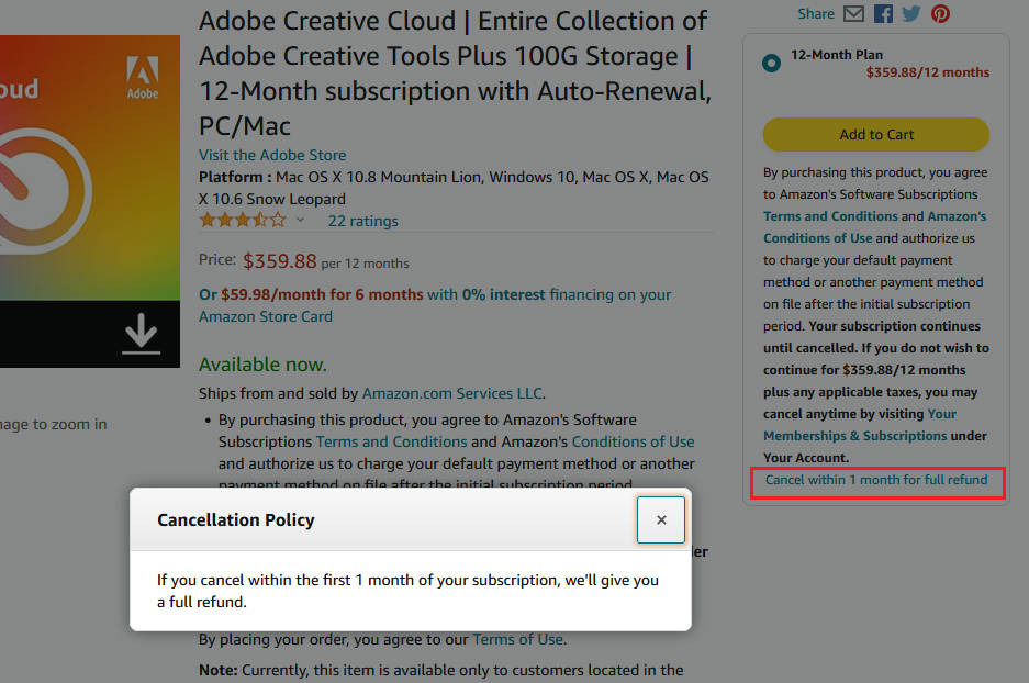 Adobe Creative Cloud Pro STE | Student & Teacher Edition | 20+ creative apps plus 100GB Storage | 12-Month Subscription | PC/Mac customer photo 1