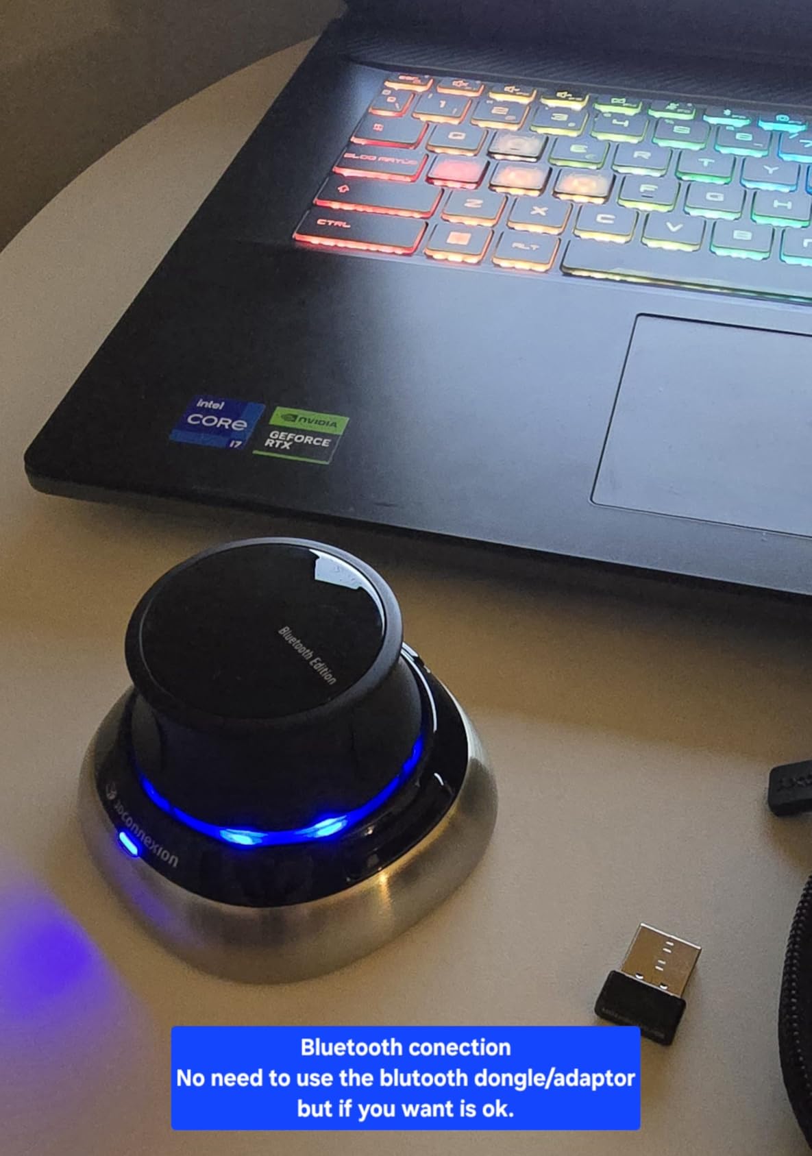 3Dconnexion SpaceMouse Wireless - Bluetooth Edition 3DX-700115 customer photo 2