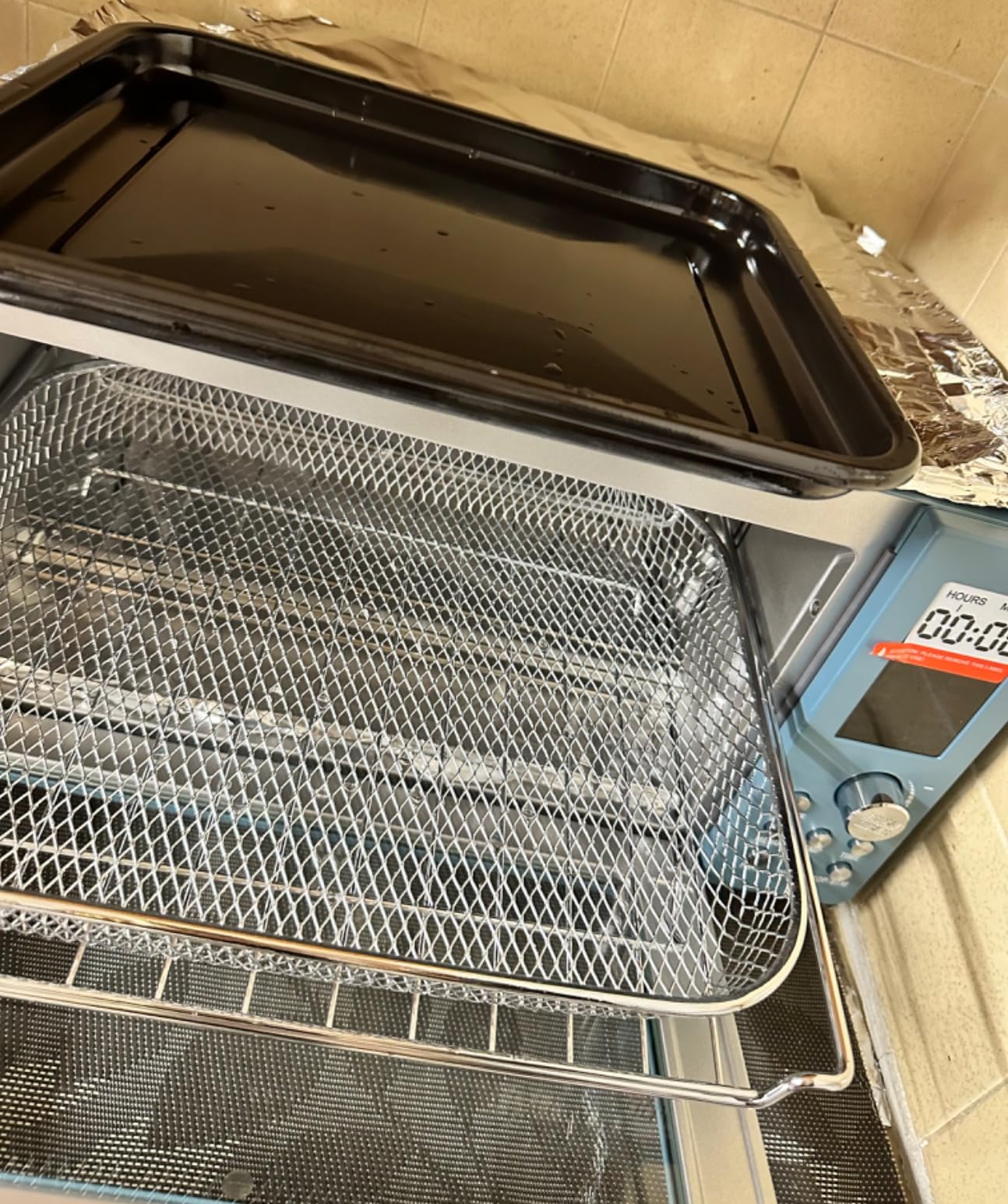 Nuwave Bravo Pro Smart 21QT Toaster Oven Air Fryer Combo, Convection Oven Countertop, 10 functions all in 1, with even & quick crisp technology, 50-450°F, 1800W, Stainless Steel customer photo 2