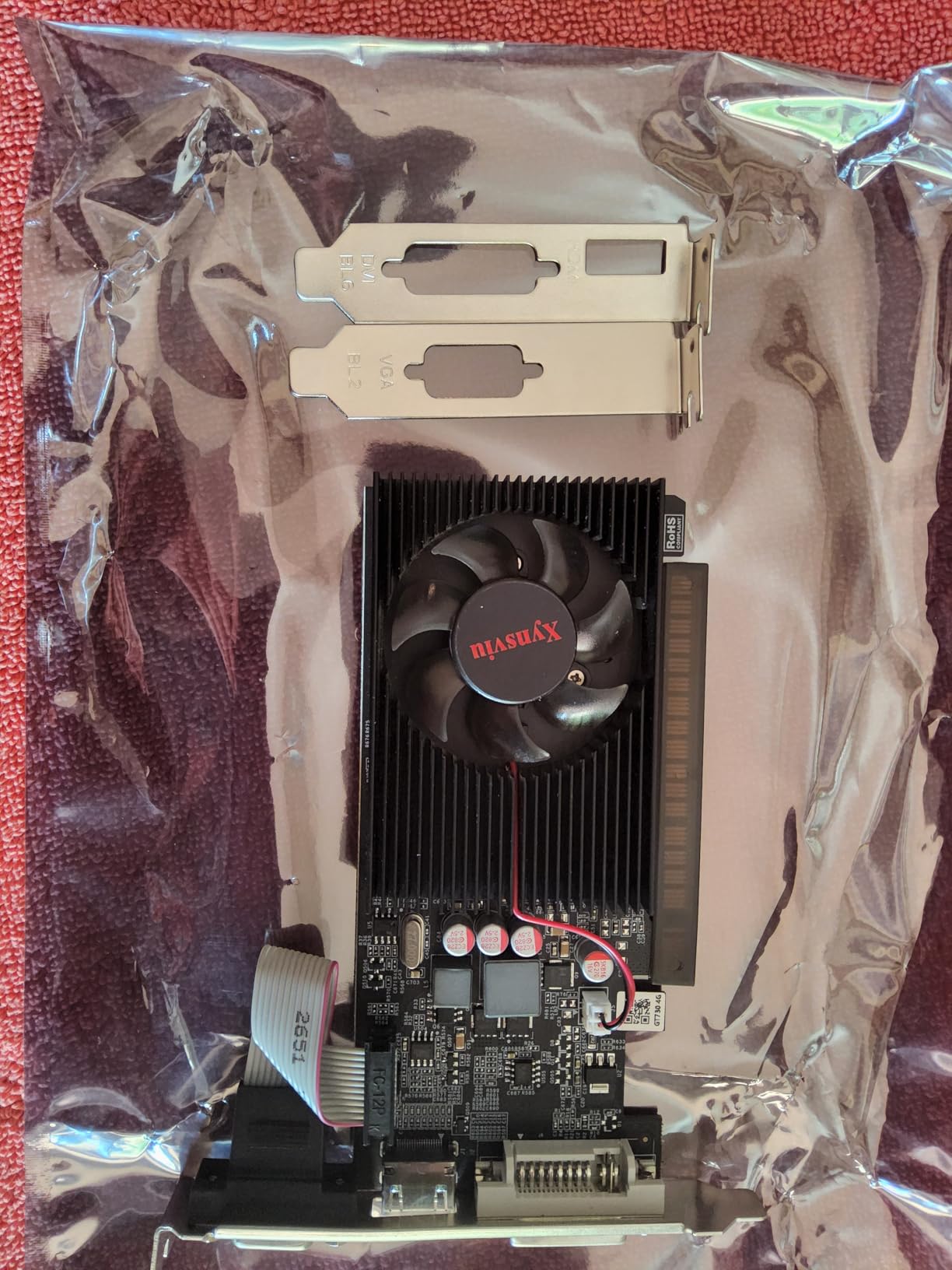 GeForce GTX750 4G Graphics Card,GPU Support HDMI 4 Monitor Output Computer Low Profile Video Card PC 4 Port Video Cards 4K (GTX750 4G 4HDMI) customer photo 2