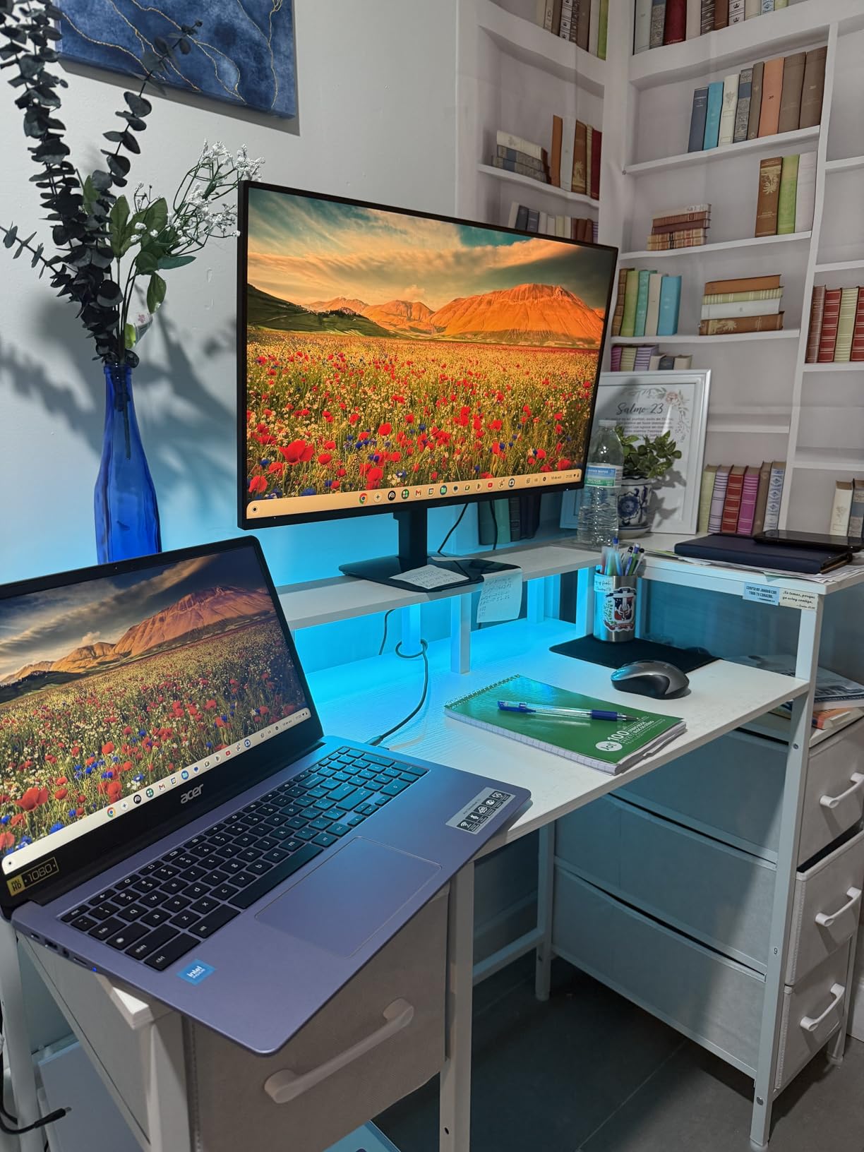 Acer 27 Inch Monitor- KB272-27 Inch FHD IPS (1920 x 1080) Display, Up to 120Hz Refresh Rate, 99% sRGB, Tilt, Adaptive-Sync Support (FreeSync Compatible) 1ms (VRB), sRGB 99% Color, HDMI & VGA Ports customer photo 2