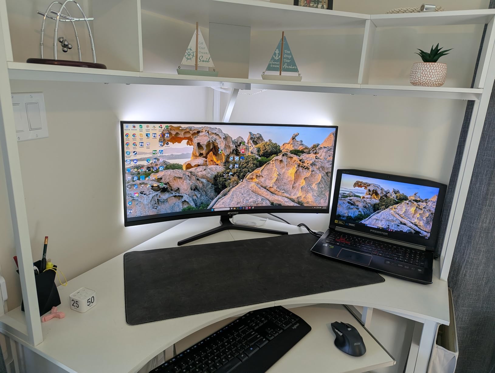 SANSUI Curved Monitor 27 inch 120Hz USB Type-C Computer Monitor with Speakers Built in|FHD 1080p|HDR|110% sRGB|1500R|VESA Compatible,for Tablet,Desktop,Laptop and PC Work Gaming customer photo 2