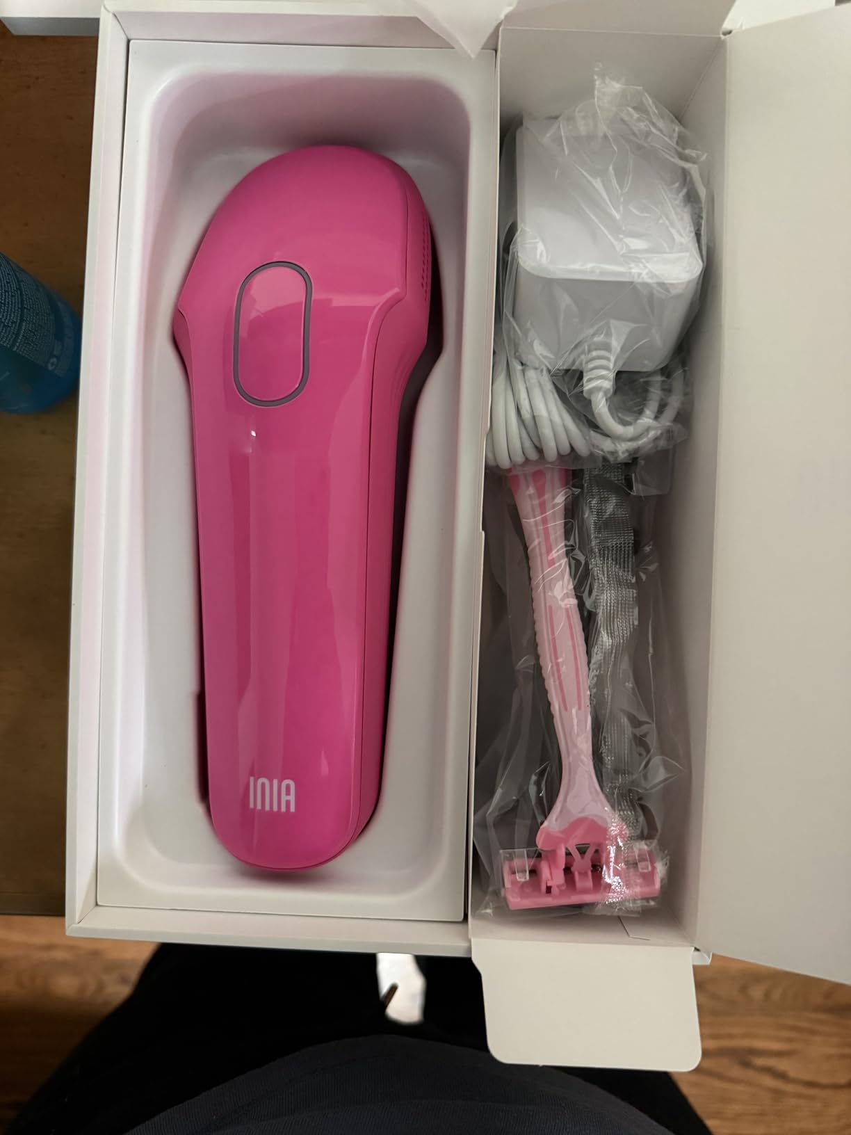 INIA Laser Hair Removal with Ice-Cooling Care for Women and Men, HAUTE Pro Painless at-Home IPL Hair Remover for Coarse Hair in Bikini and All Body Areas, Latest Generation for Effective Results customer photo 1