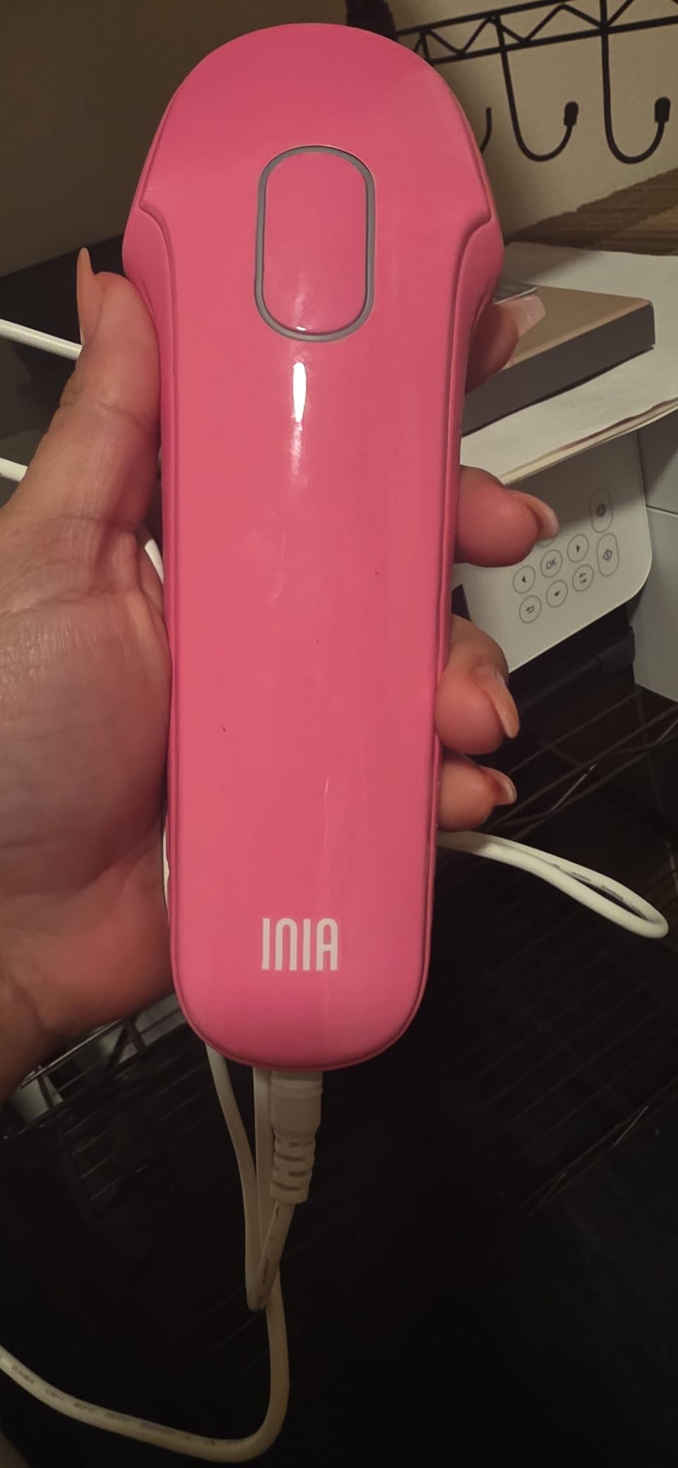 INIA Laser Hair Removal with Ice-Cooling Care for Women and Men, HAUTE Pro Painless at-Home IPL Hair Remover for Coarse Hair in Bikini and All Body Areas, Latest Generation for Effective Results customer photo 2