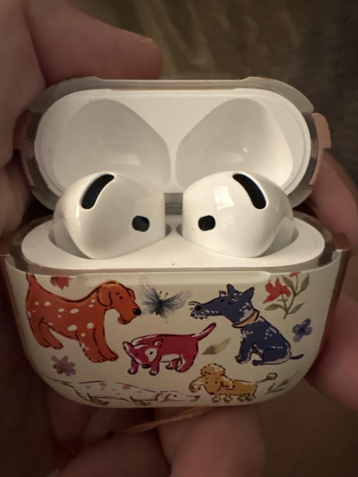 AirPods 4 Wireless Earbuds, Bluetooth Headphones, with Active Noise Cancellation, Adaptive Audio, Transparency Mode, Personalized Spatial Audio, USB-C Charging Case with AppleCare+ (2 Years) customer photo 1