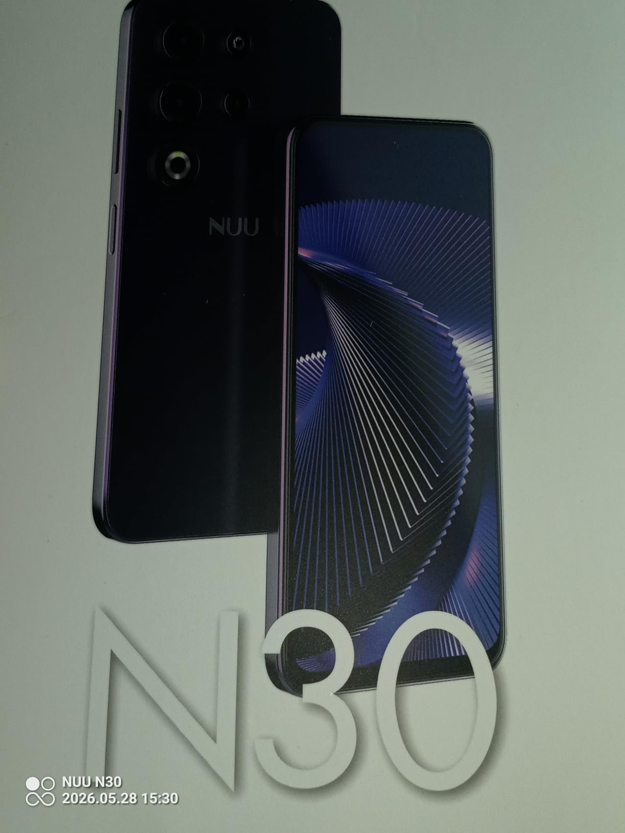 NUU N30 Cell Phone Unlocked for T-Mobile, Mint, Metro, Qlink, Tello 6GB/128GB, Dual SIM 4G, Octa-Core 6.7 90Hz HD+, Purple customer photo 2