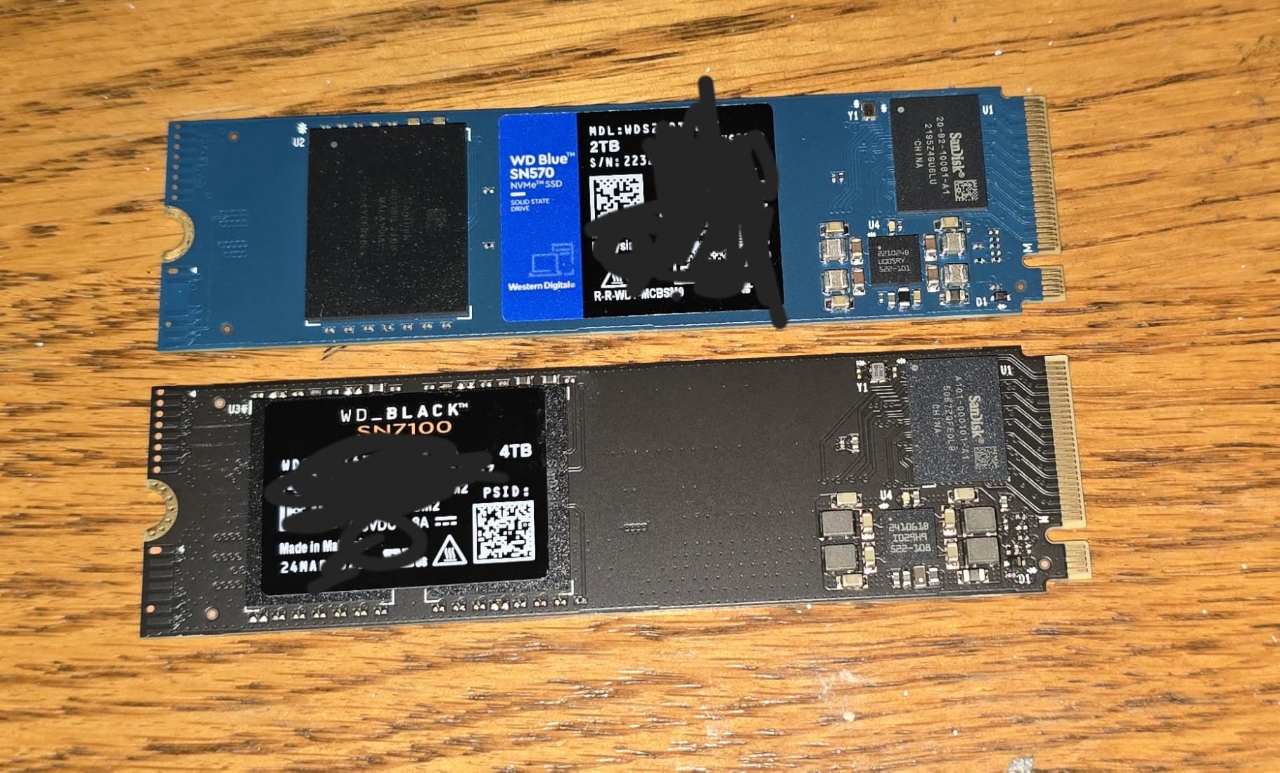 WD_Black SN7100 1TB NVMe SSD - Gen4 PCIe, M.2 2280, Up to 7,250 MB/s Read Speed, Up to 6,900 MB/s Write Speed, Next Gen TLC 3D NAND, for Laptops, Handheld Gaming Devices - WDS100T4X0E customer photo 1