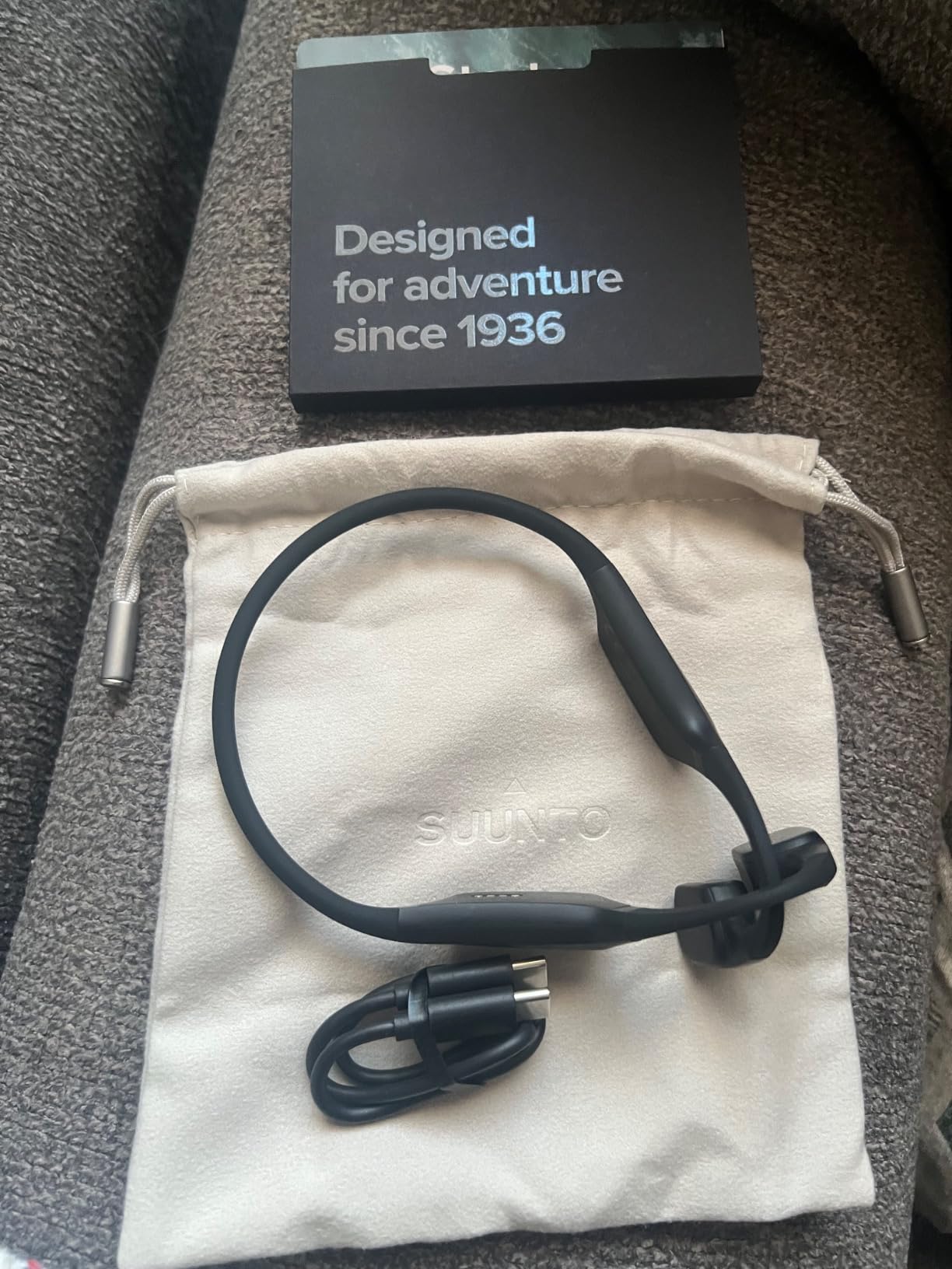 SUUNTO Aqua Swimming Open-Ear Bluetooth Headphones, 32GB MP3 Bone Conduction Player for Running & Cycling, Head Movement Control & Dual-Mic, IP68 Waterproof, 30H Playtime w/Powerbank customer photo 1
