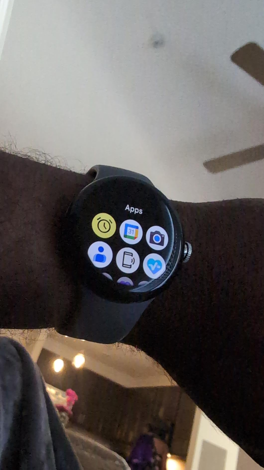 Google Pixel Watch, 41mm Polished Silver Case w/Charcoal Active Band, Android Smartwatch, Fitbit Activity, Fitness, Sleep, Heart Rate Tracking, LTE Support customer photo 2