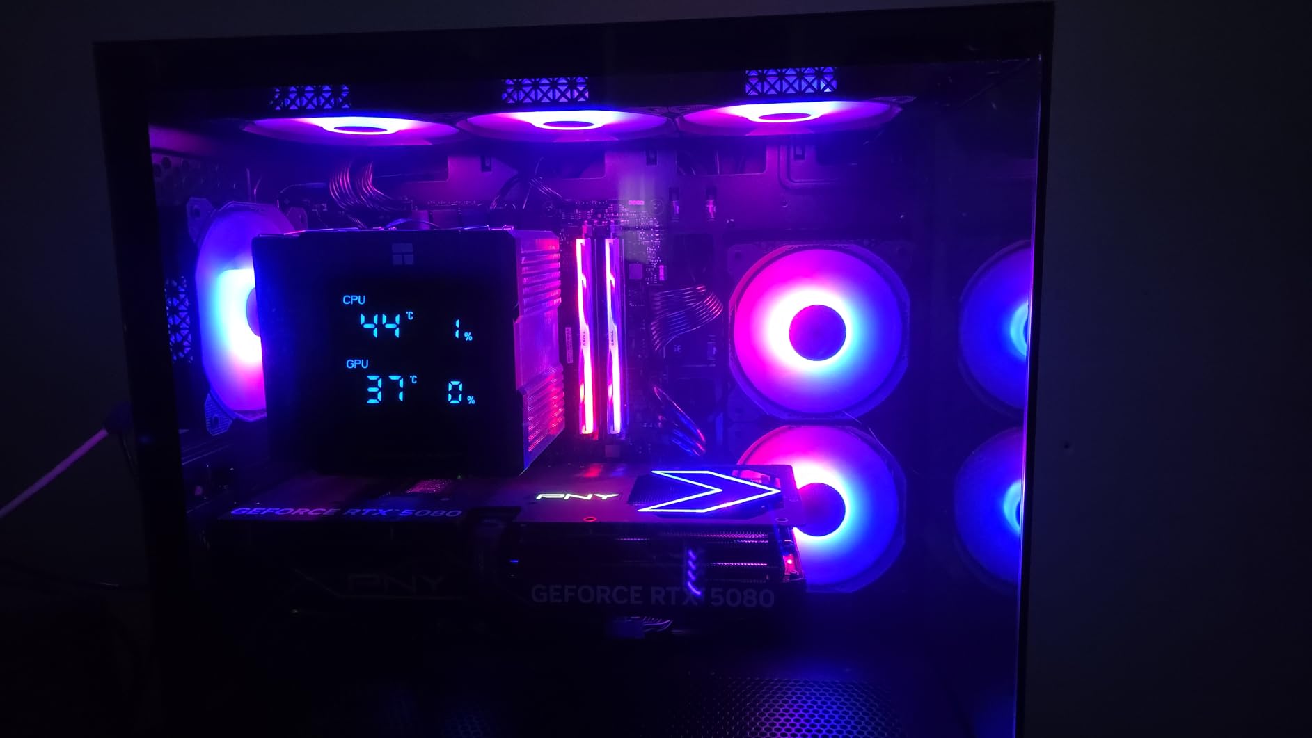 Thermalright Peerless Assassin 120 Digital ARGB Black CPU Air Cooler, Digital Screen Top Cover, 6 Heatpipes Computer CPU Cooler, for AM4/AM5, Intel LGA1700/1851/1150/1151/1200, PC Cooler - Black ARGB customer photo 1