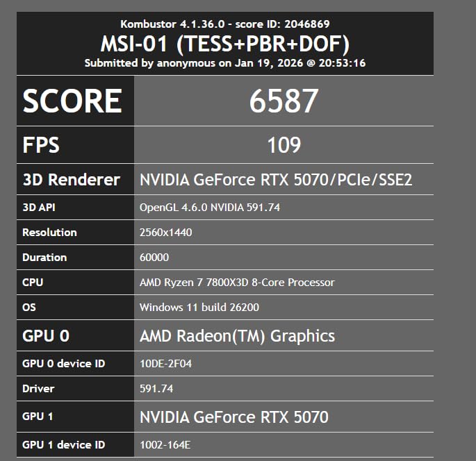 MSI SFF-Ready Prime NVIDIA GeForce RTX 5070 Graphics Card (PCIe 5.0, 12GB GDDR7, HDMI/DP 2.1, 2.5-Slot, Axial-tech Fans, Dual BIOS), 3 Year Warranty customer photo 2