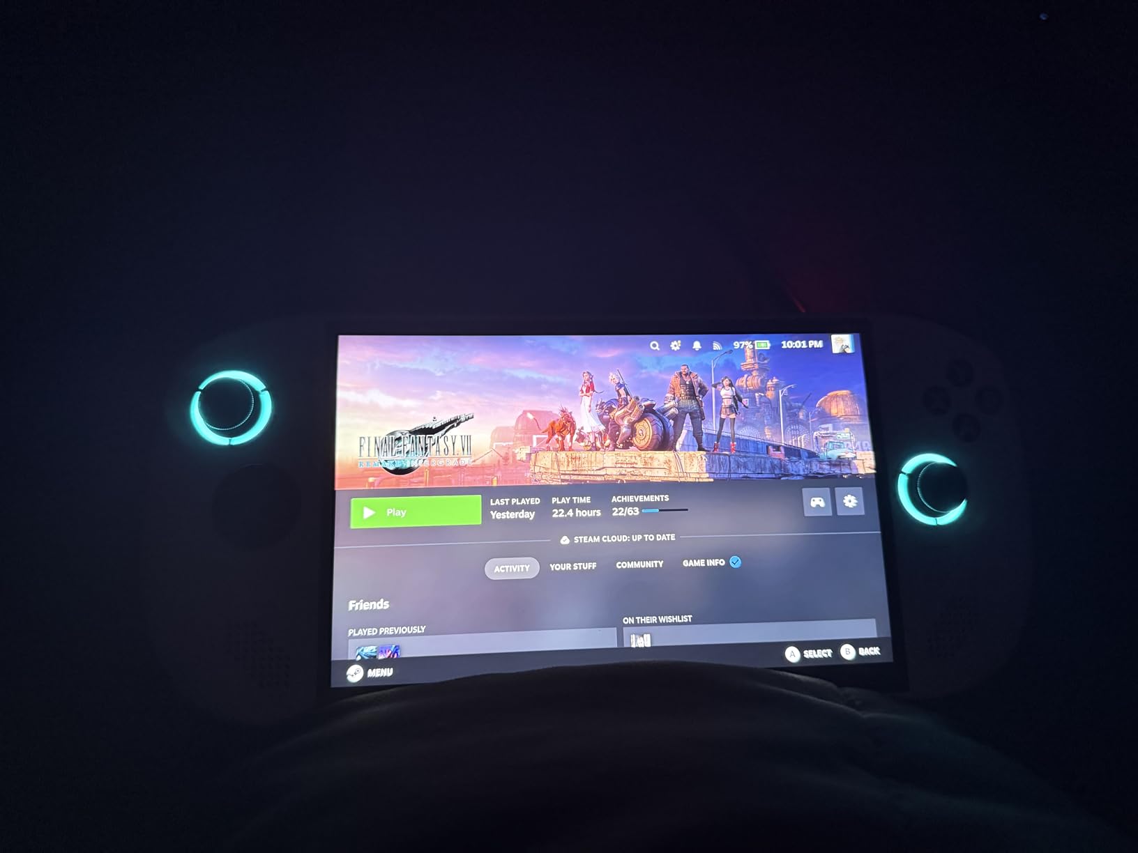Lenovo Legion Go S - 2025 - Mobile Gaming Console - AMD Radeon graphics - 8 inch PureSight IPS Display - 120Hz - AMD Ryzen Z2 Go - 16GB Memory - 512GB Storage - Glacier White - Free PC Game Pass customer photo 1