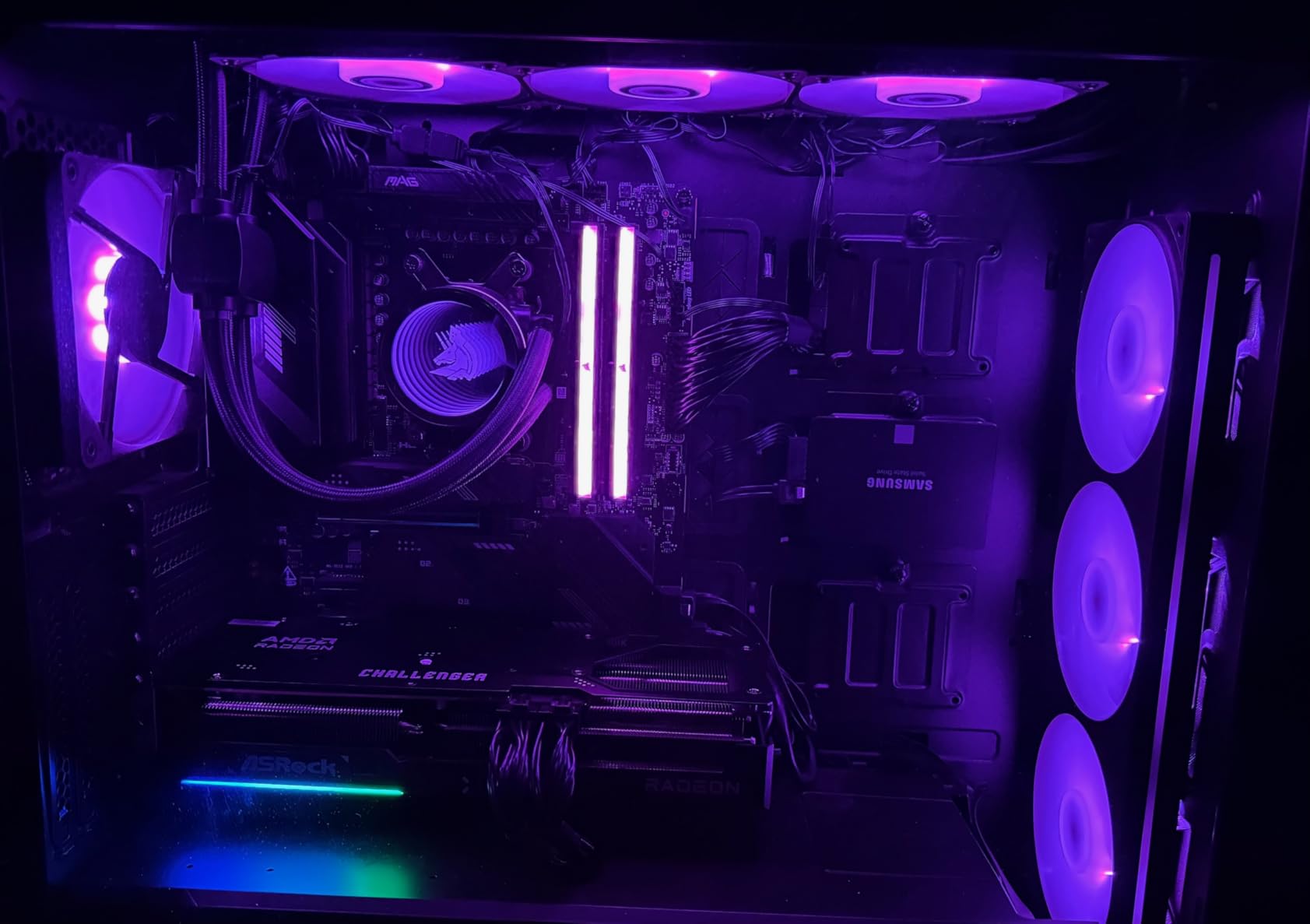 Radeon RX 9070 Challenger 16GB OC Graphics Card, AMD RDNA 4, 16GB GDDR6, PCIe 5.0, Triple Fans, 0dB Silent, LED Indicator, DisplayPort 2.1a, HDMI 2.1b customer photo 2