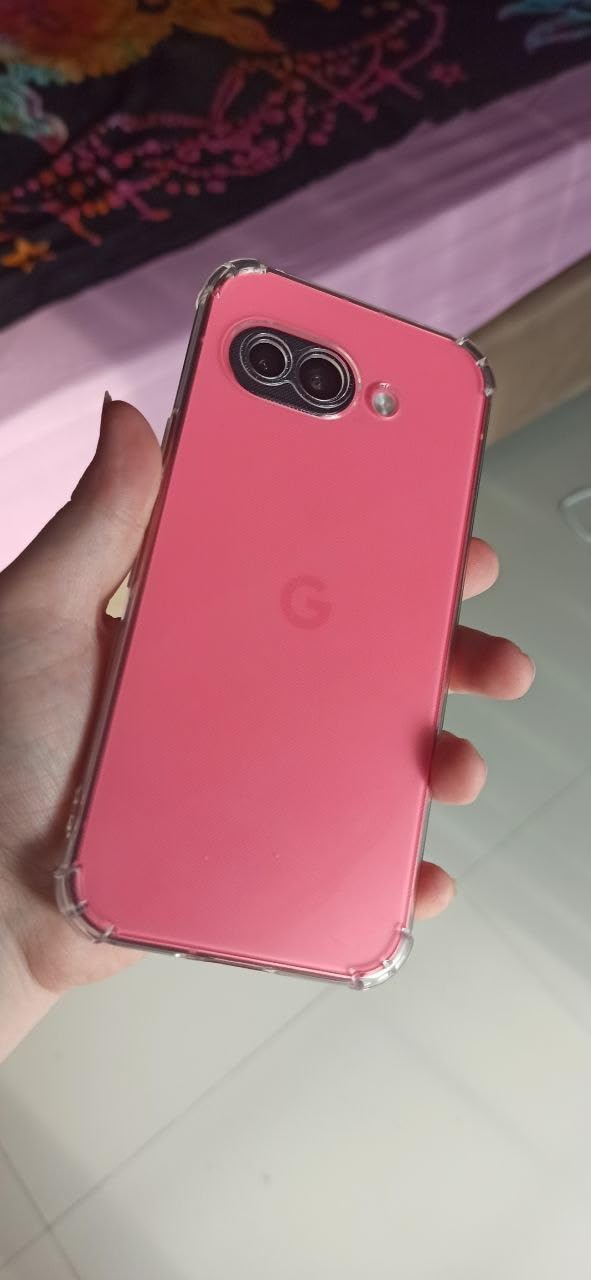 Google Pixel 9a with Gemini - Unlocked Android Smartphone with Incredible Camera and AI Photo Editing, All-Day Battery, and Powerful Security - Peony - 128 GB customer photo 1
